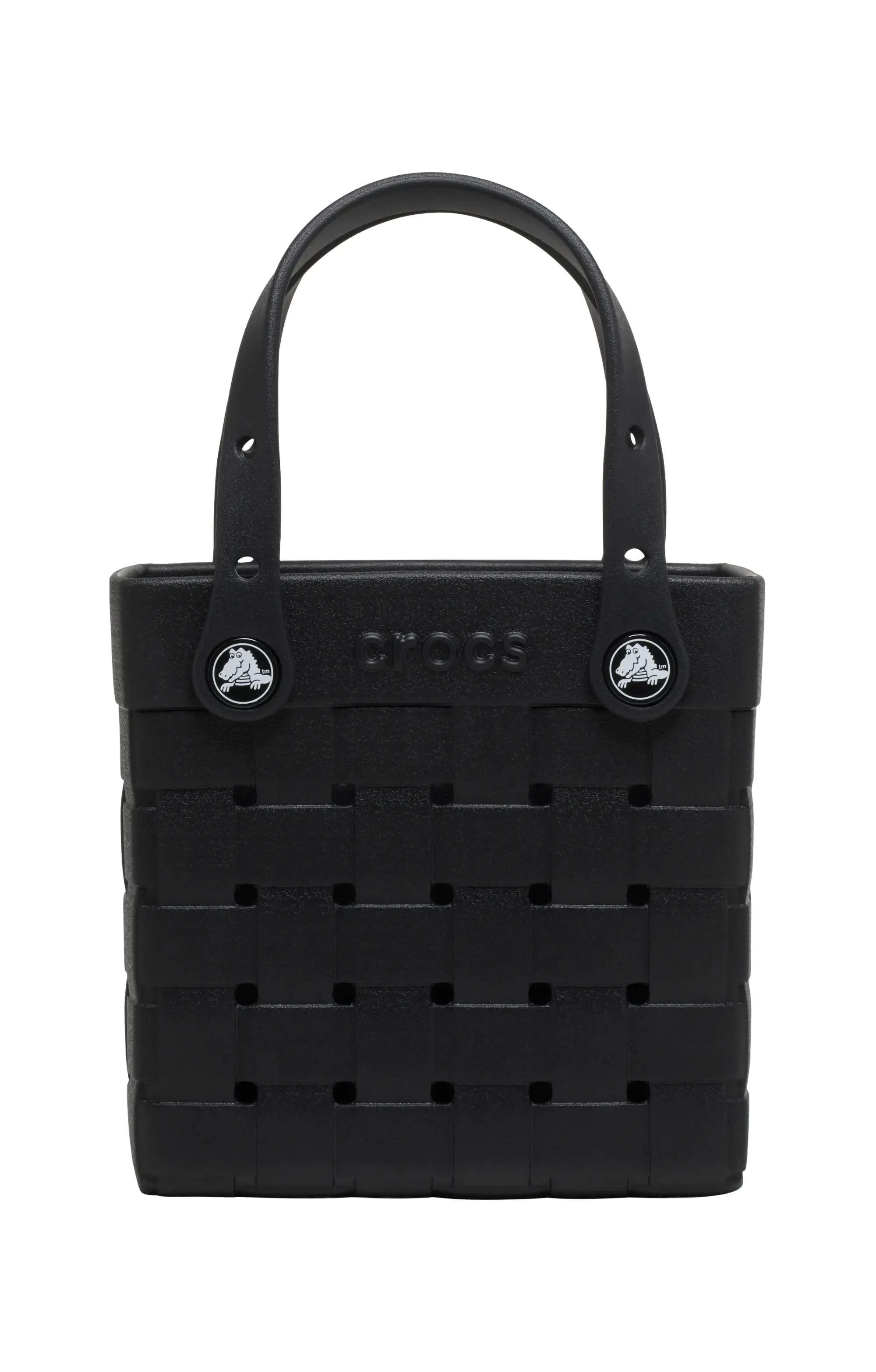 Crocs | Unisex | Small Basket Woven Tote | Shoes | Black | OS