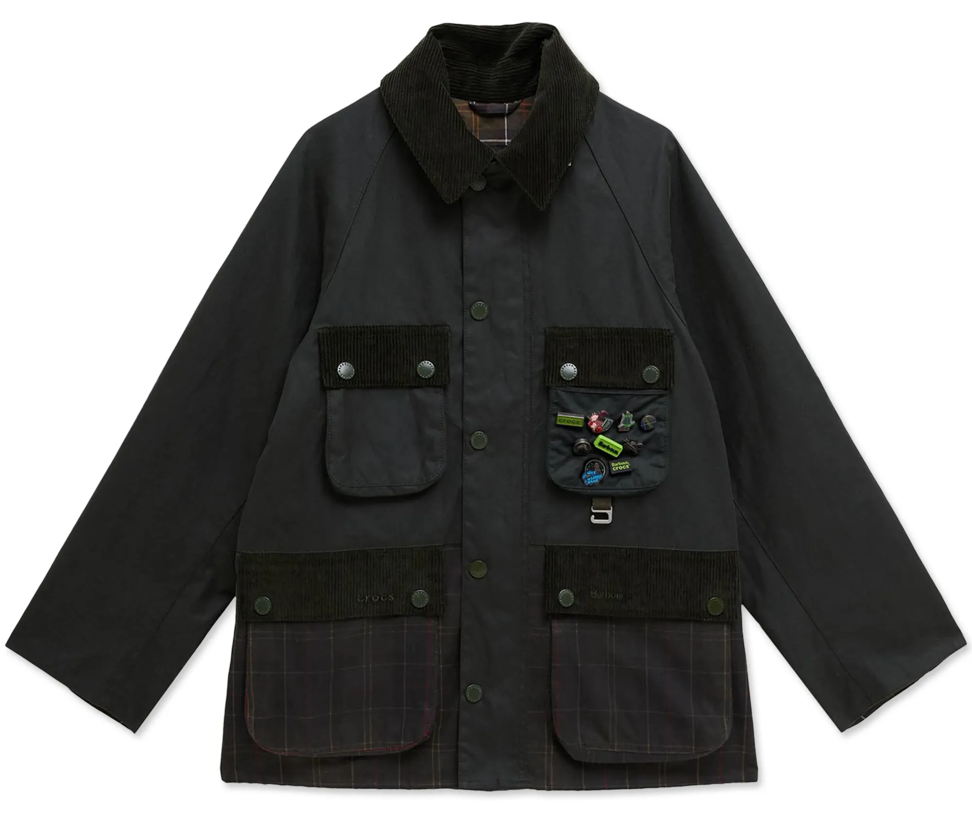 Crocs | Unisex | Barbour X Crocs Jacket | Shoes | Sage | M