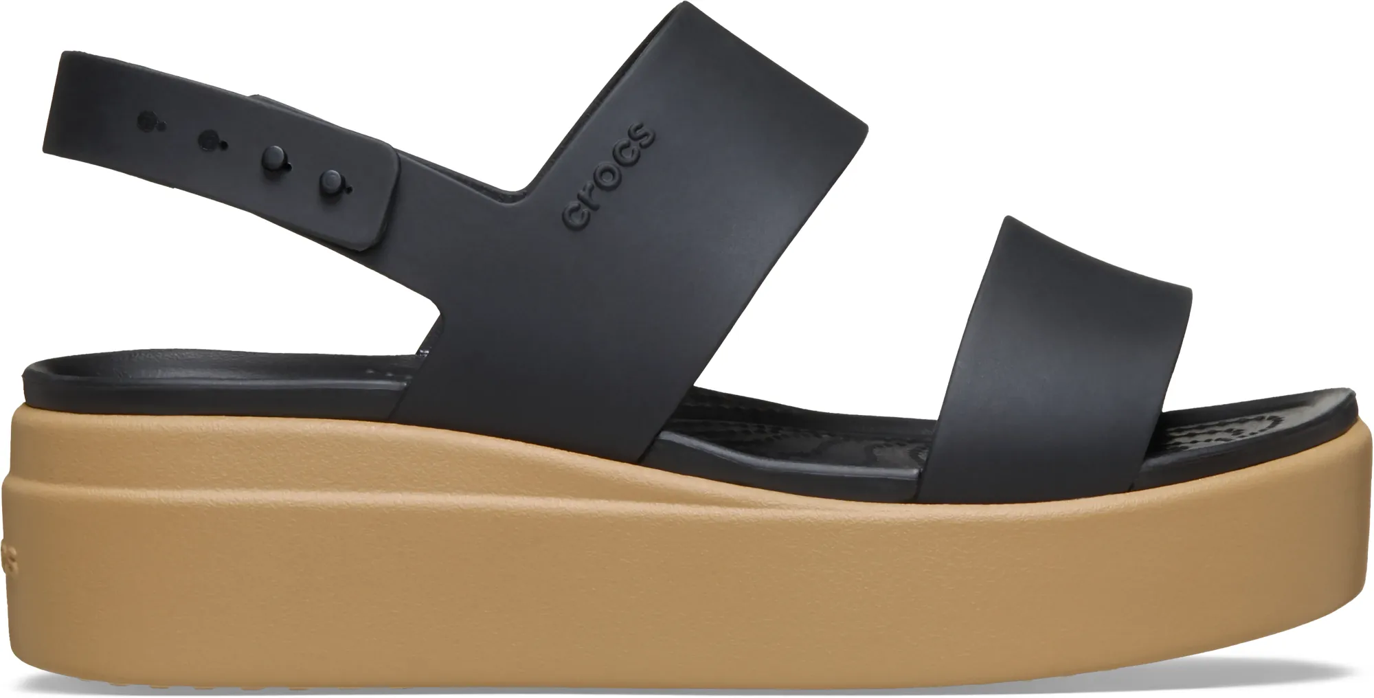 Crocs | Women | Brooklyn Low | Sandals | Black/Cashew | 3