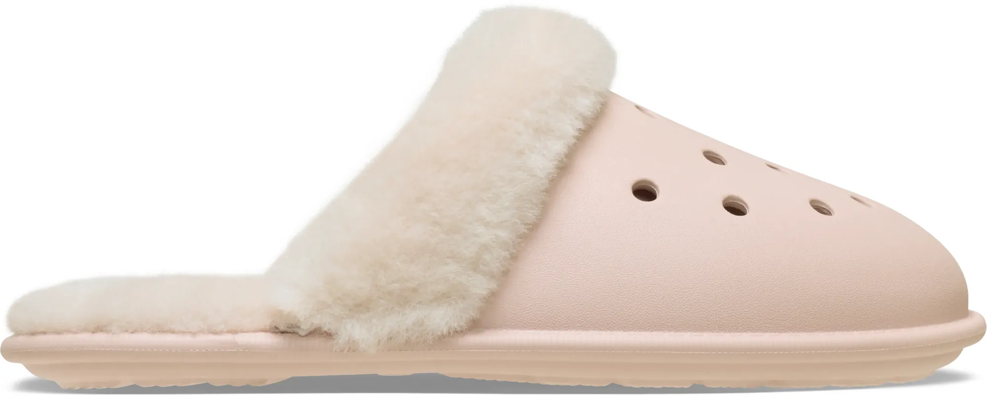 Crocs | Unisex | Classic Fuzz Scuff | Slippers | Quartz | W4/M3