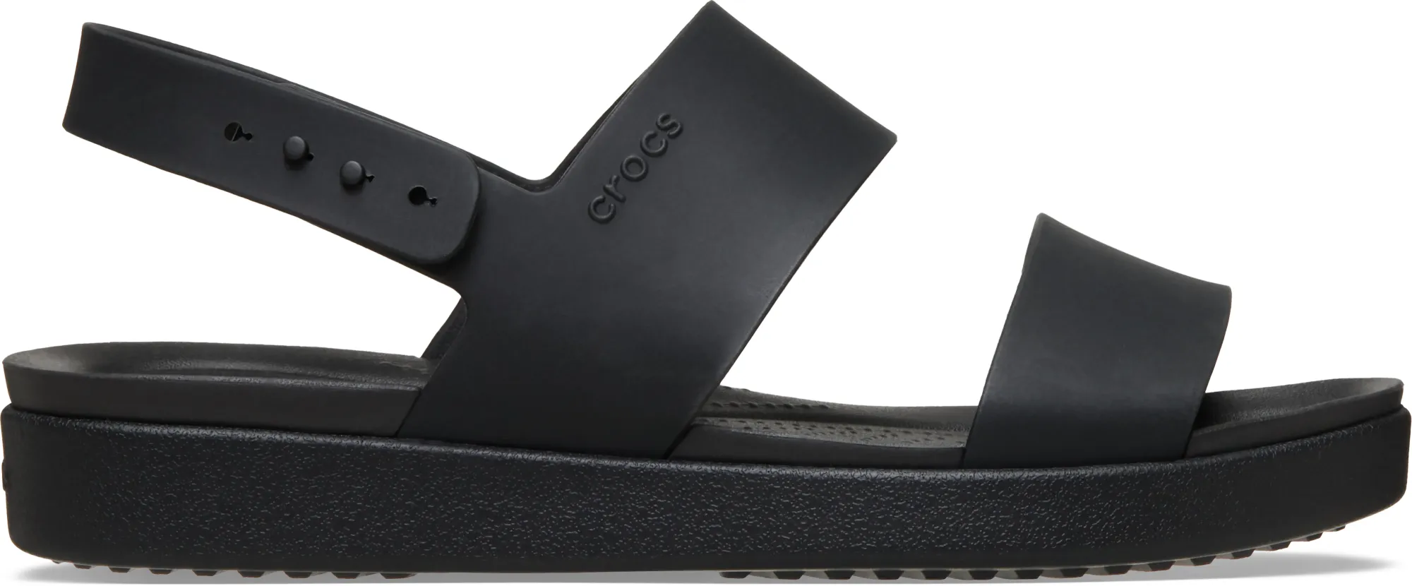 Crocs | Women | Brooklyn Backstrap Low Low | Sandals | Black | 3