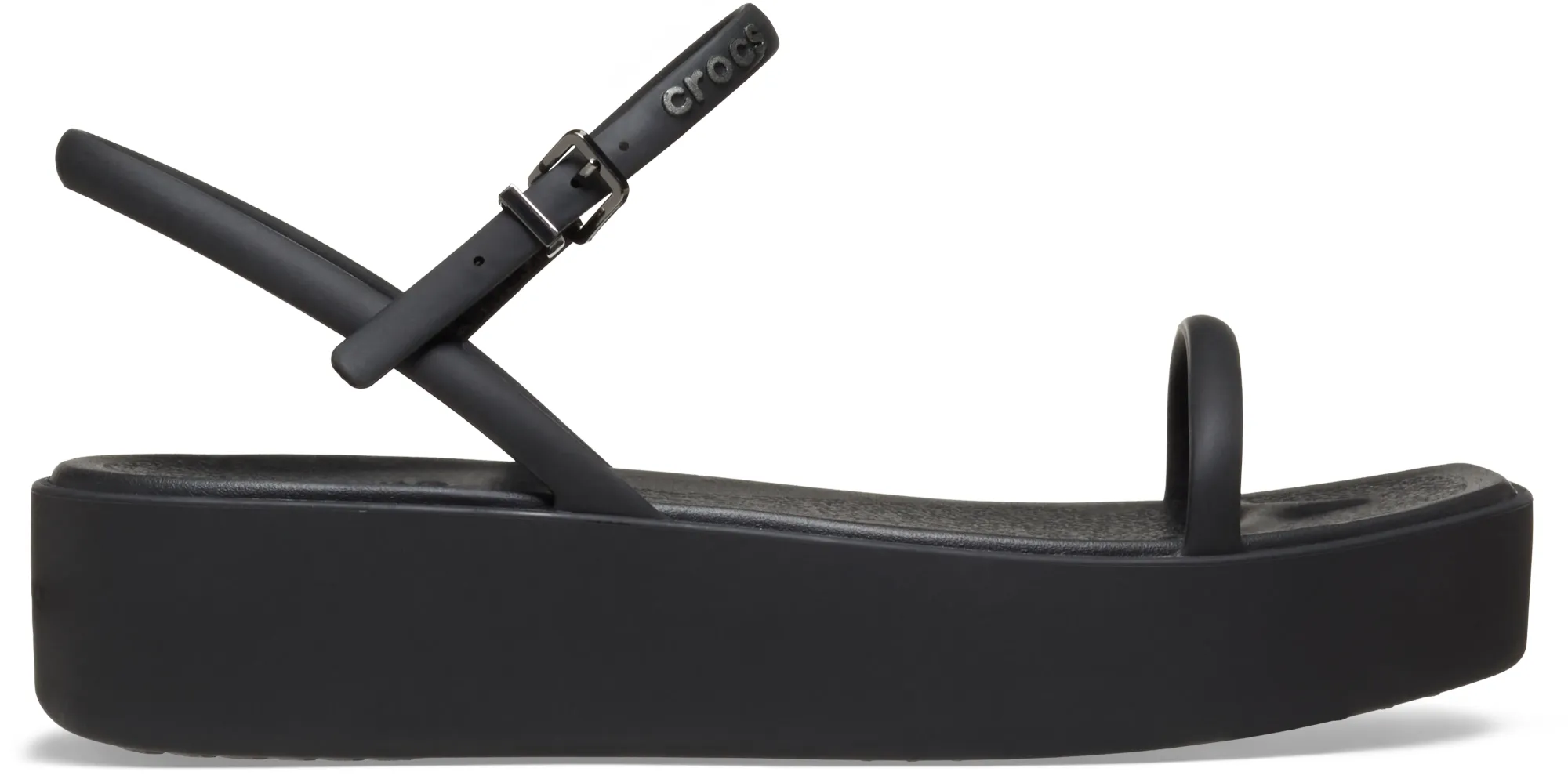 Crocs | Women | Miami Platform Y Strap | Sandals | Black | 3