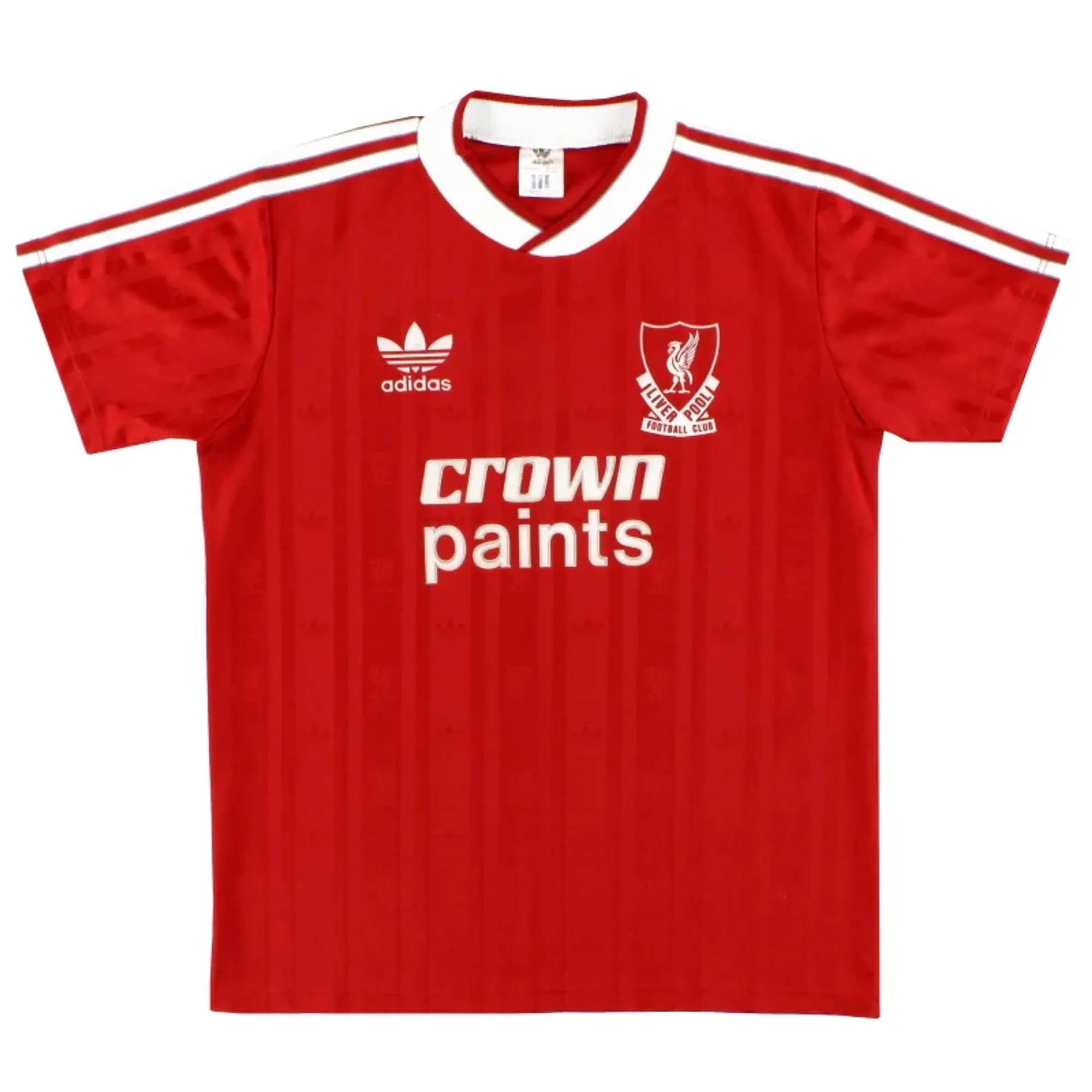 1987-88 Liverpool adidas Home Shirt S - Liverpool / Excellent 