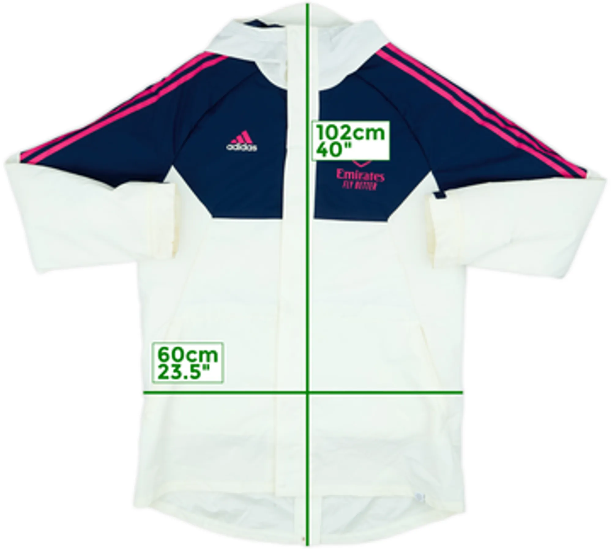 2022-23 Arsenal adidas Padded Bench Coat - 7/10 - (L)