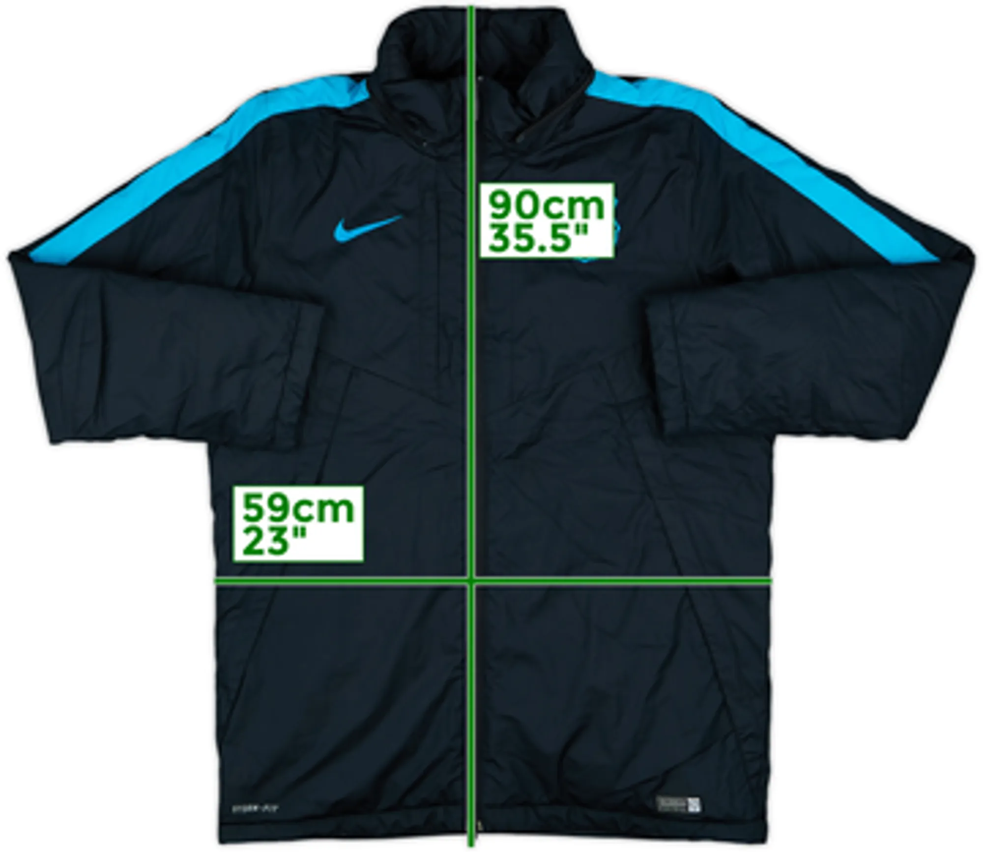 2015-16 Barcelona Nike Padded Bench Coat - 8/10 - (L)