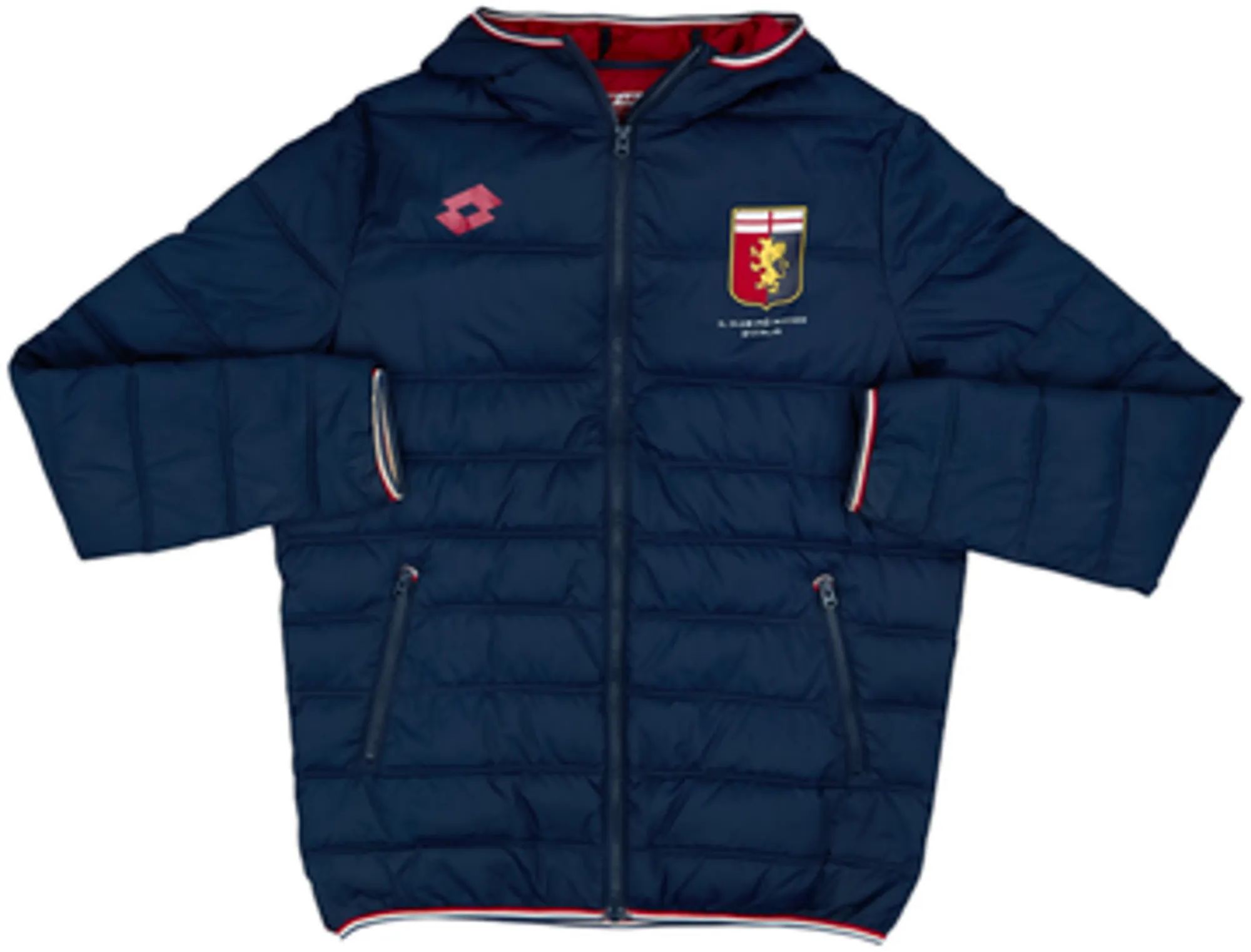 2016-17 Genoa Lotto Padded Bench Coat - 8/10 - (M)