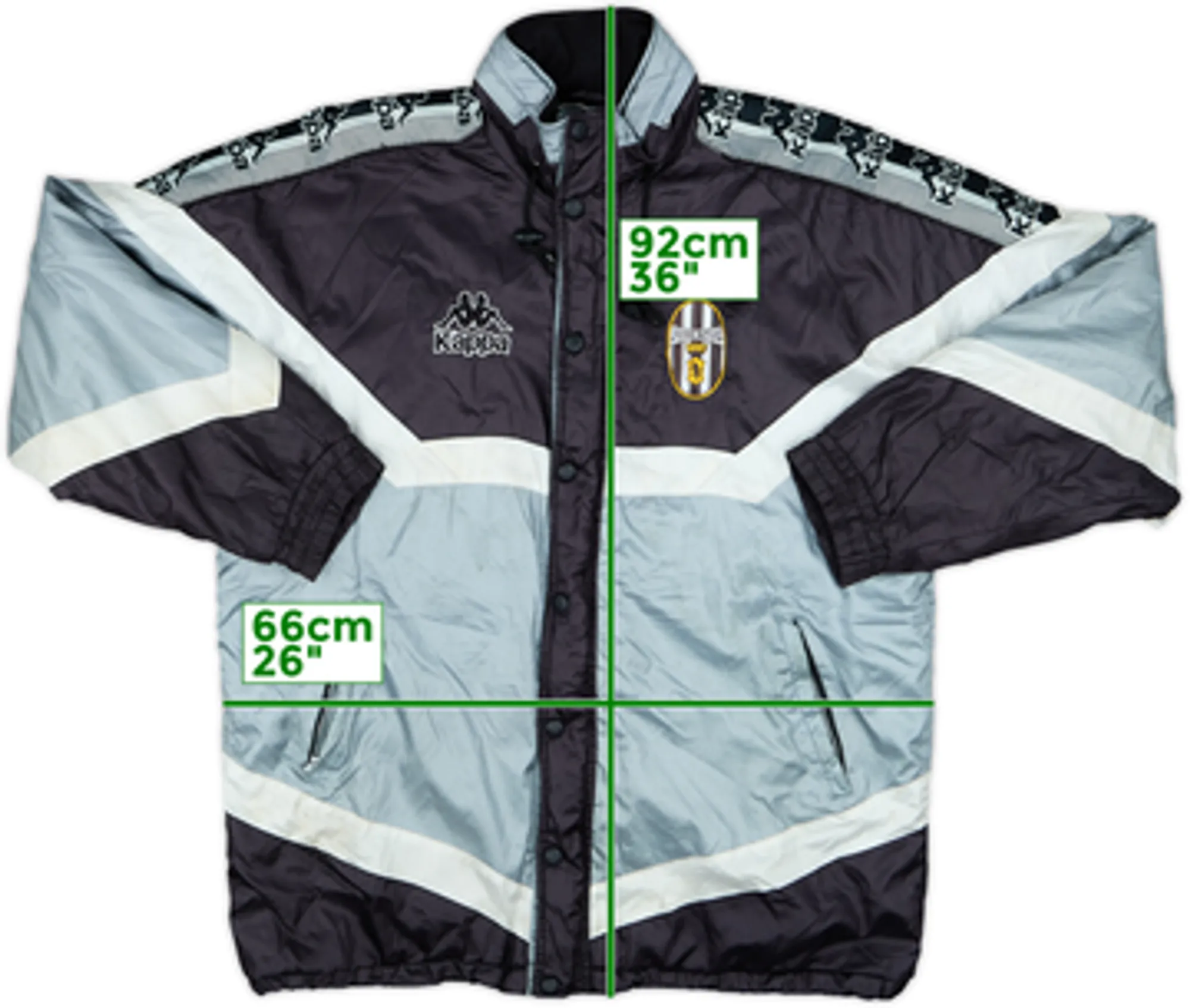 1997-98 Juventus Kappa Padded Bench Coat - 6/10 - (XL)