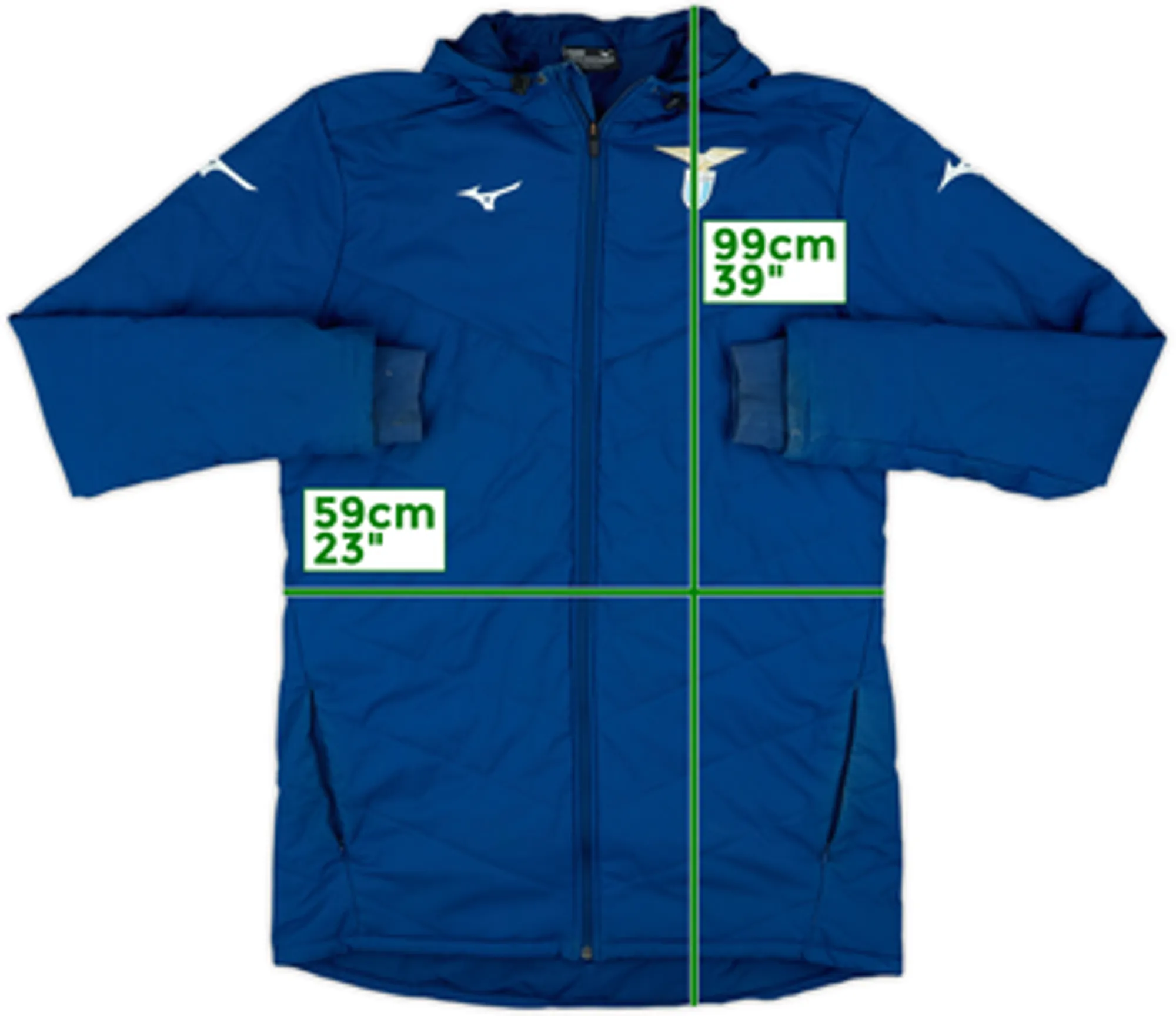 2023-24 Lazio Mizuno Padded Bench Coat - 6/10 - (XL)