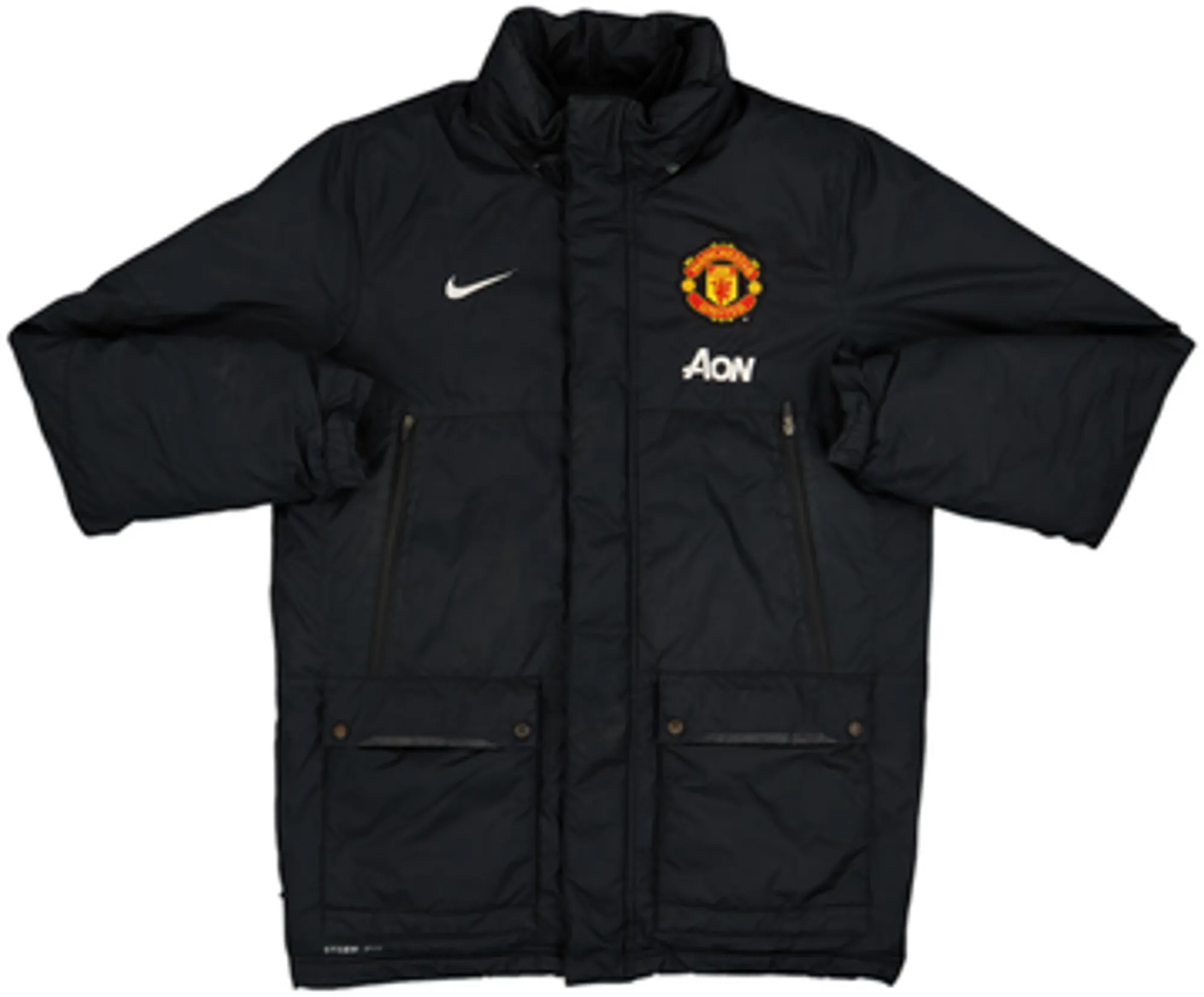 2013-14 Manchester United Padded Bench Coat - 8/10 - (L)