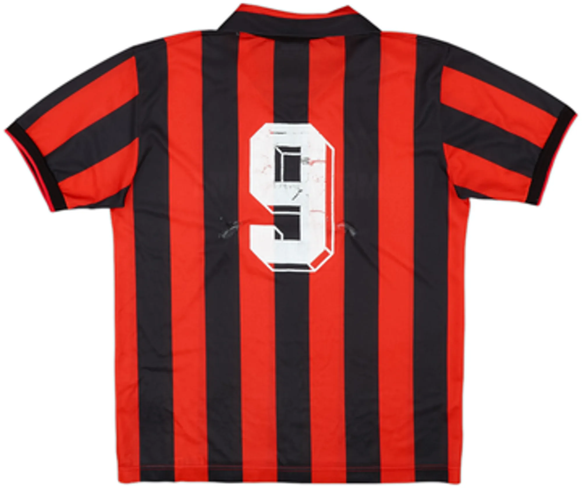 1990-91 AC Milan Home Shirt #9 - 4/10 - (M)