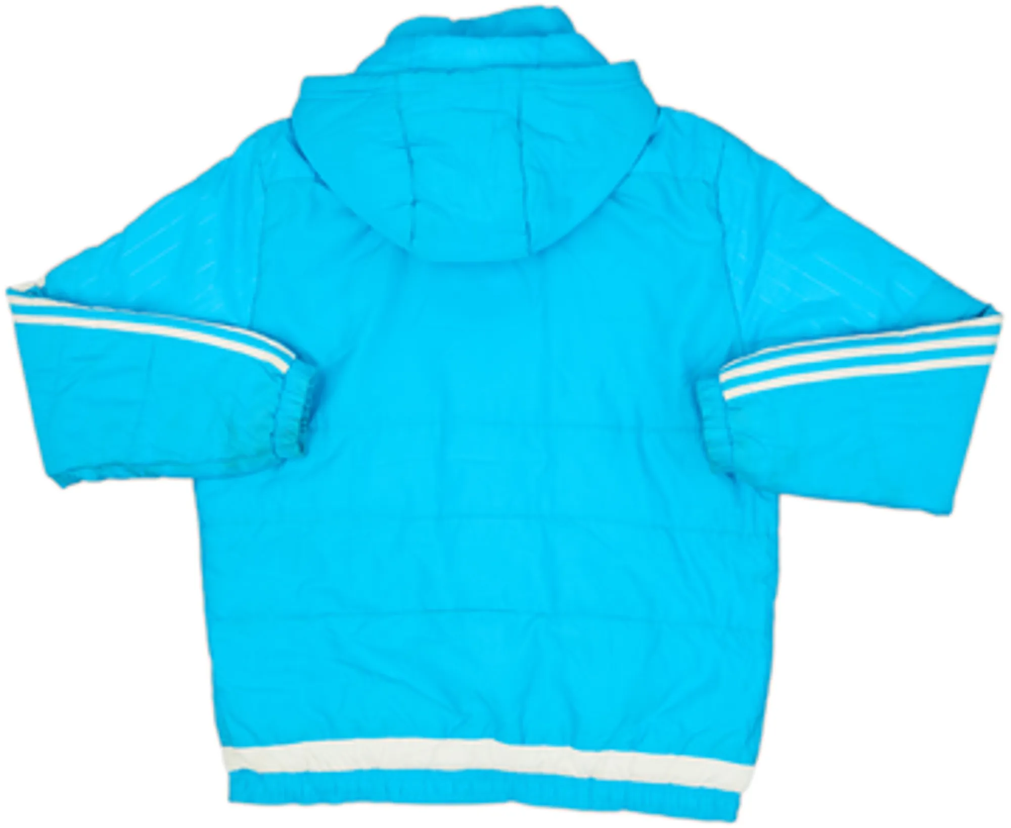 2015-16 Olympique Marseille adidas Padded Bench Coat - 5/10 - (M)