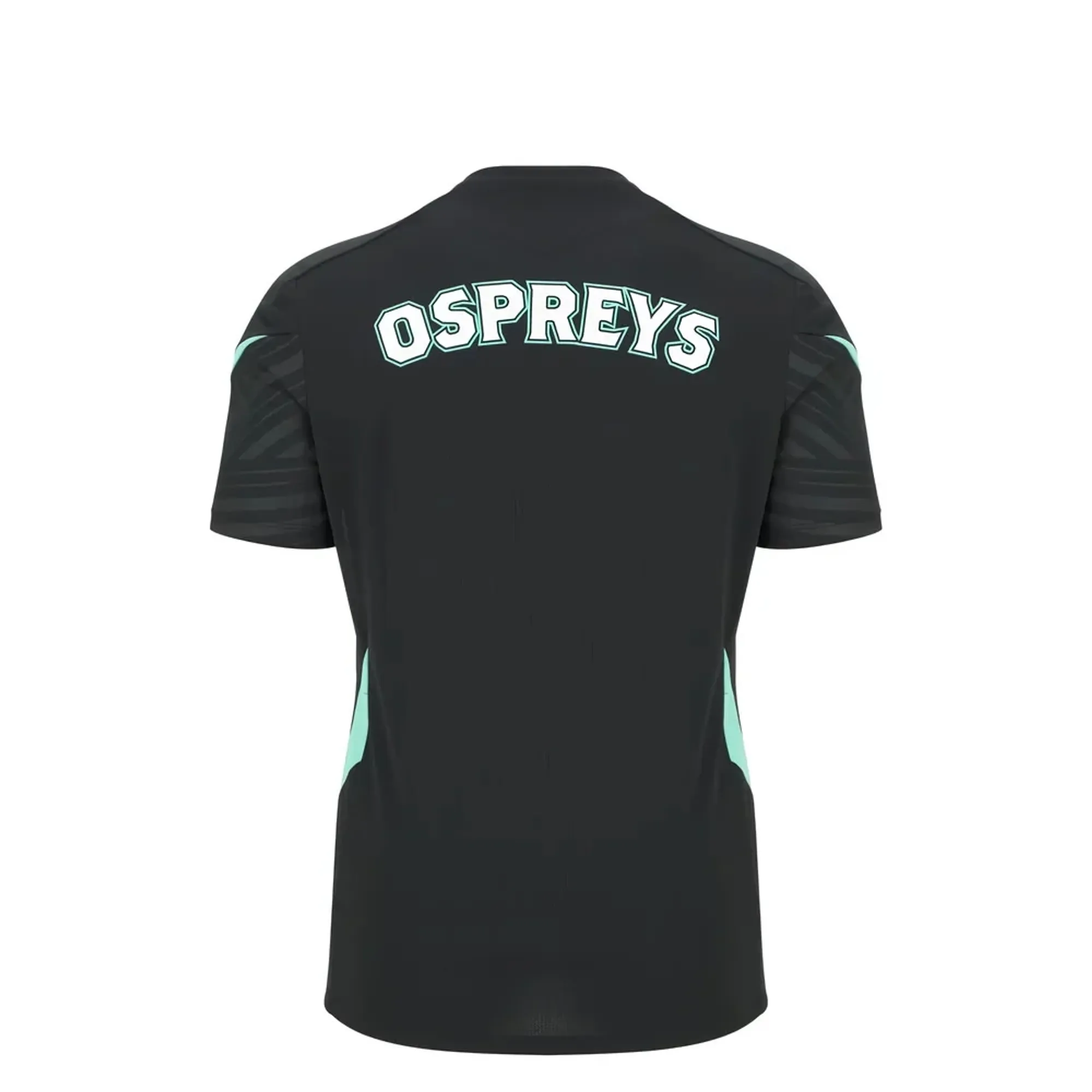 2025-2026 Ospreys Training Poly Rugby Shirt (Black) - Kids