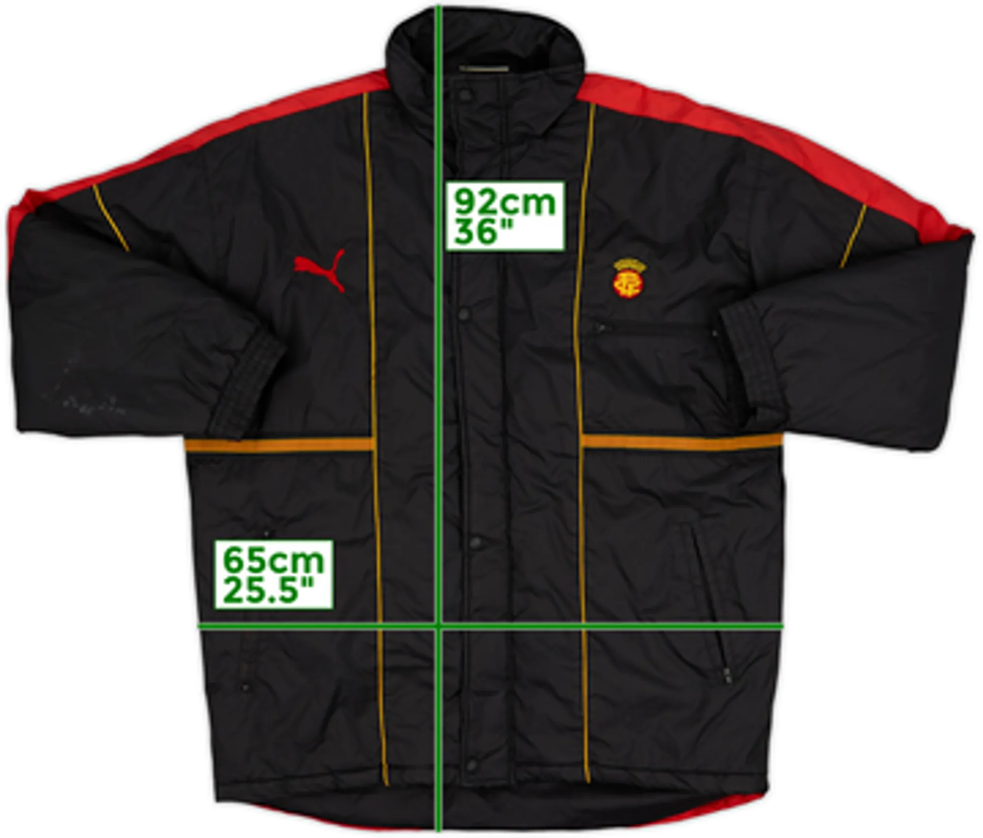 1997-99 Catalunya Puma Padded Bench Coat - 7/10 - (L)