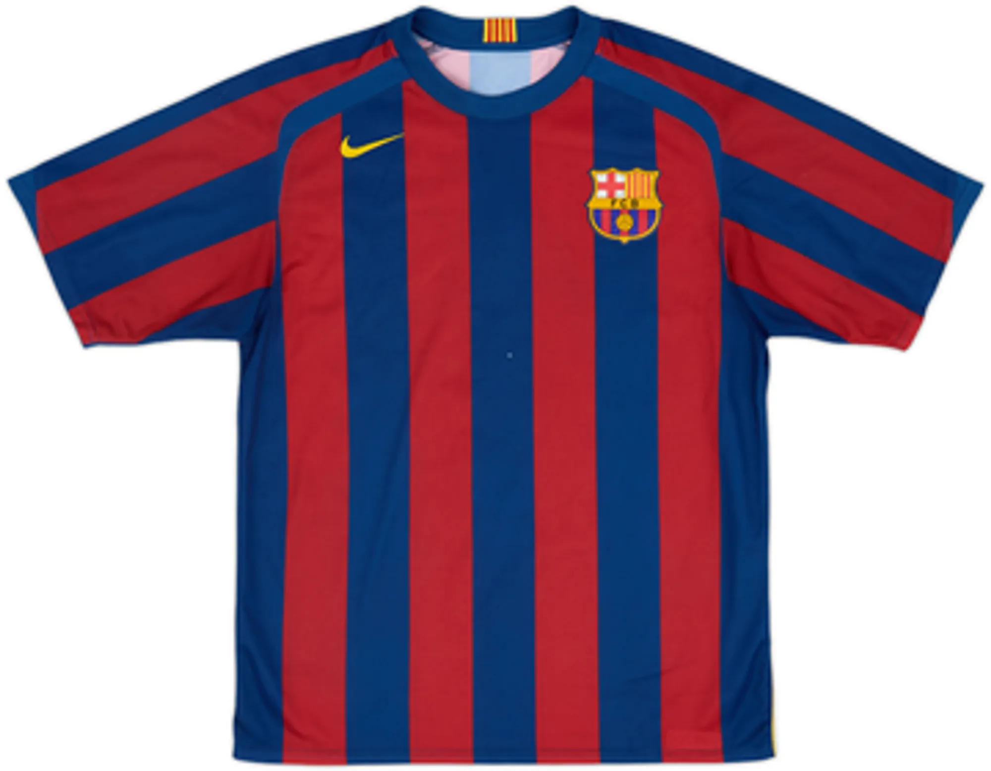 2005-06 Barcelona Basic Home Shirt Ronaldinho #10 - 5/10 - (L)