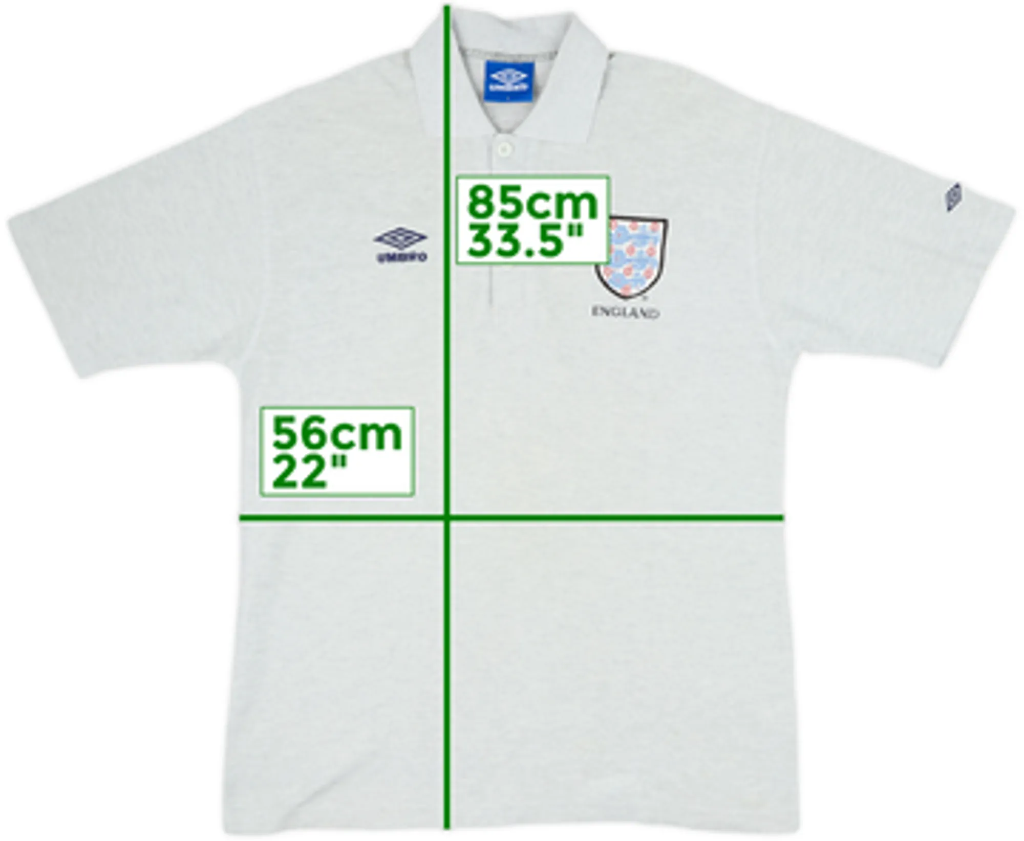 1998-00 England Umbro Polo Shirt - 10/10 - (L)