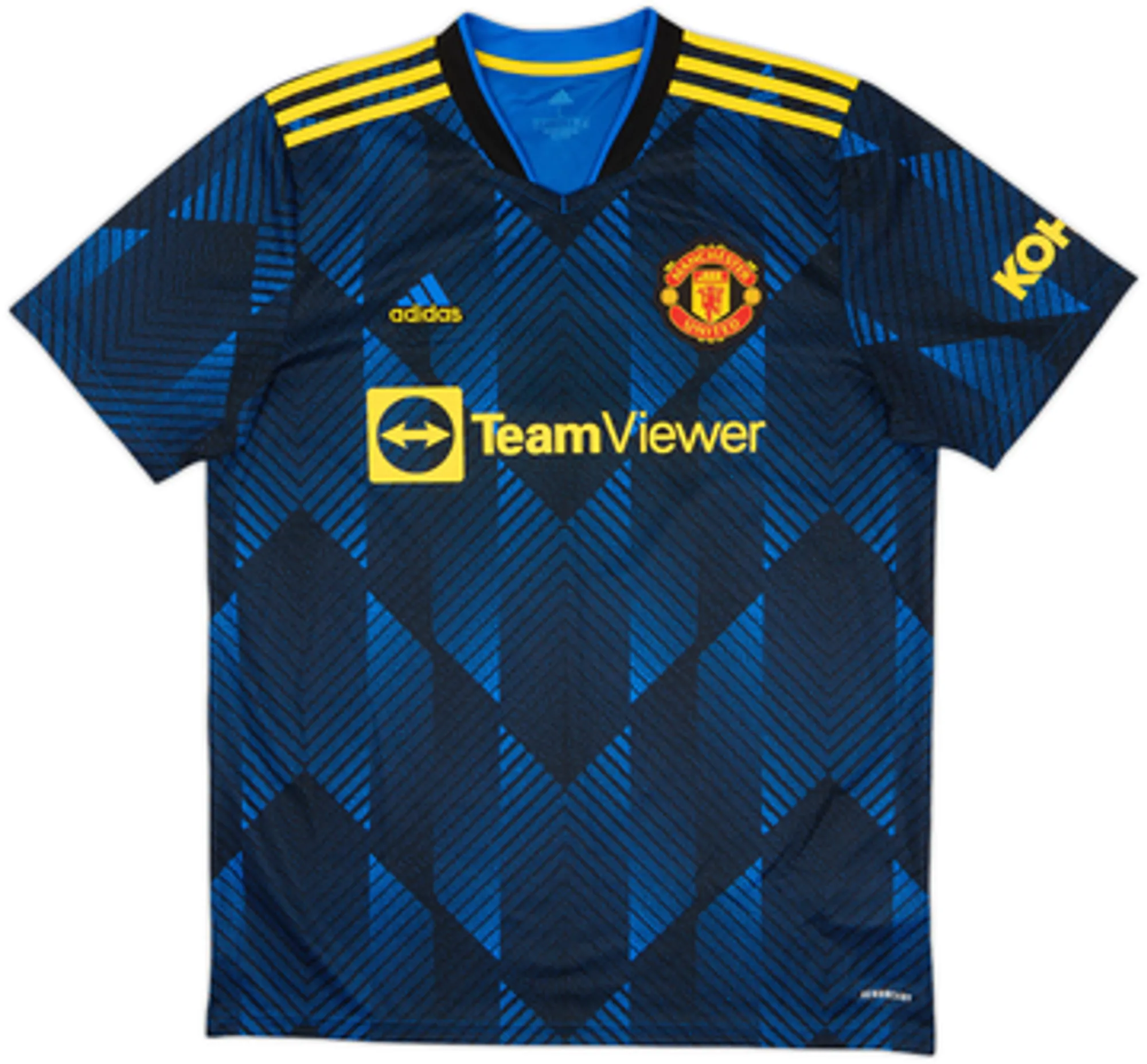 2021-22 Manchester United Third Shirt Cavani #7 - 8/10 - (L)