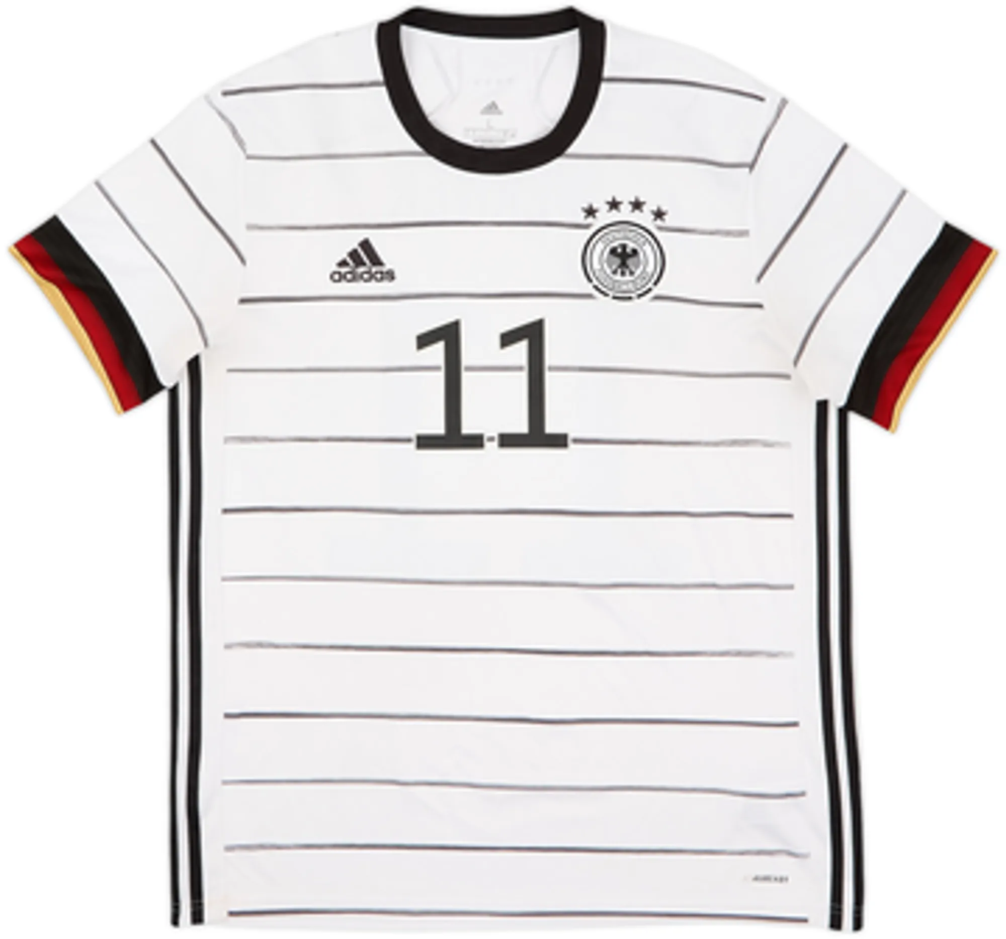 2020-21 Germany Home Shirt Werner #11 - 8/10 - (L)