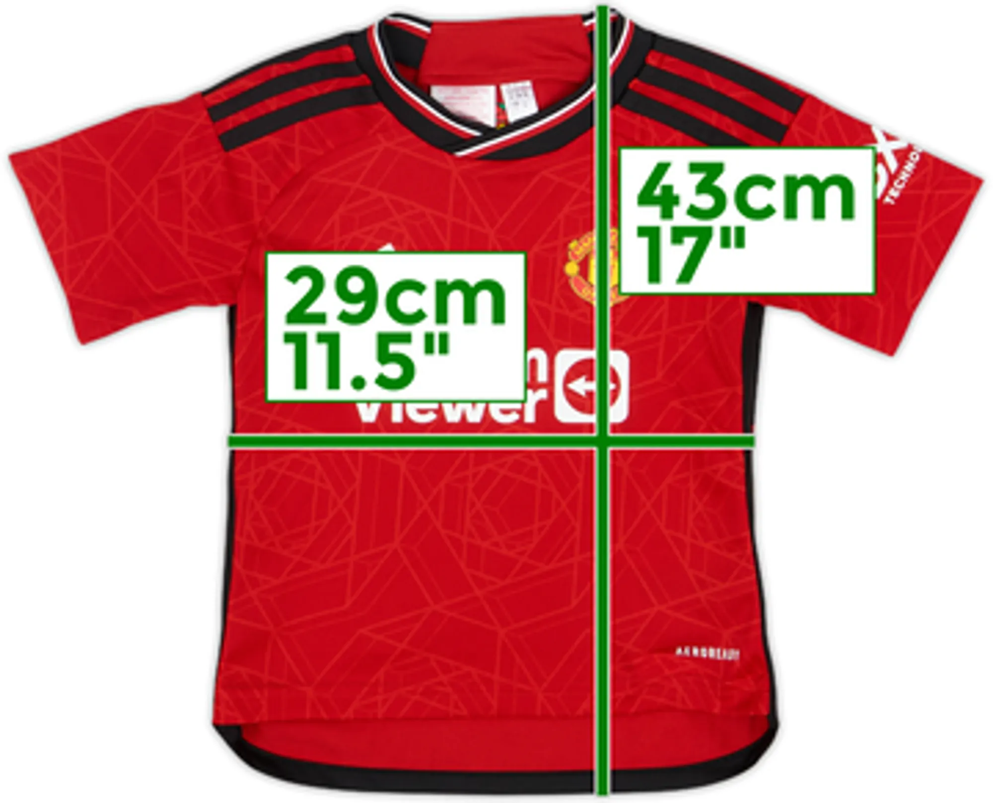 2023-24 Manchester United Home Shirt - 10/10 - (2-3 Years)