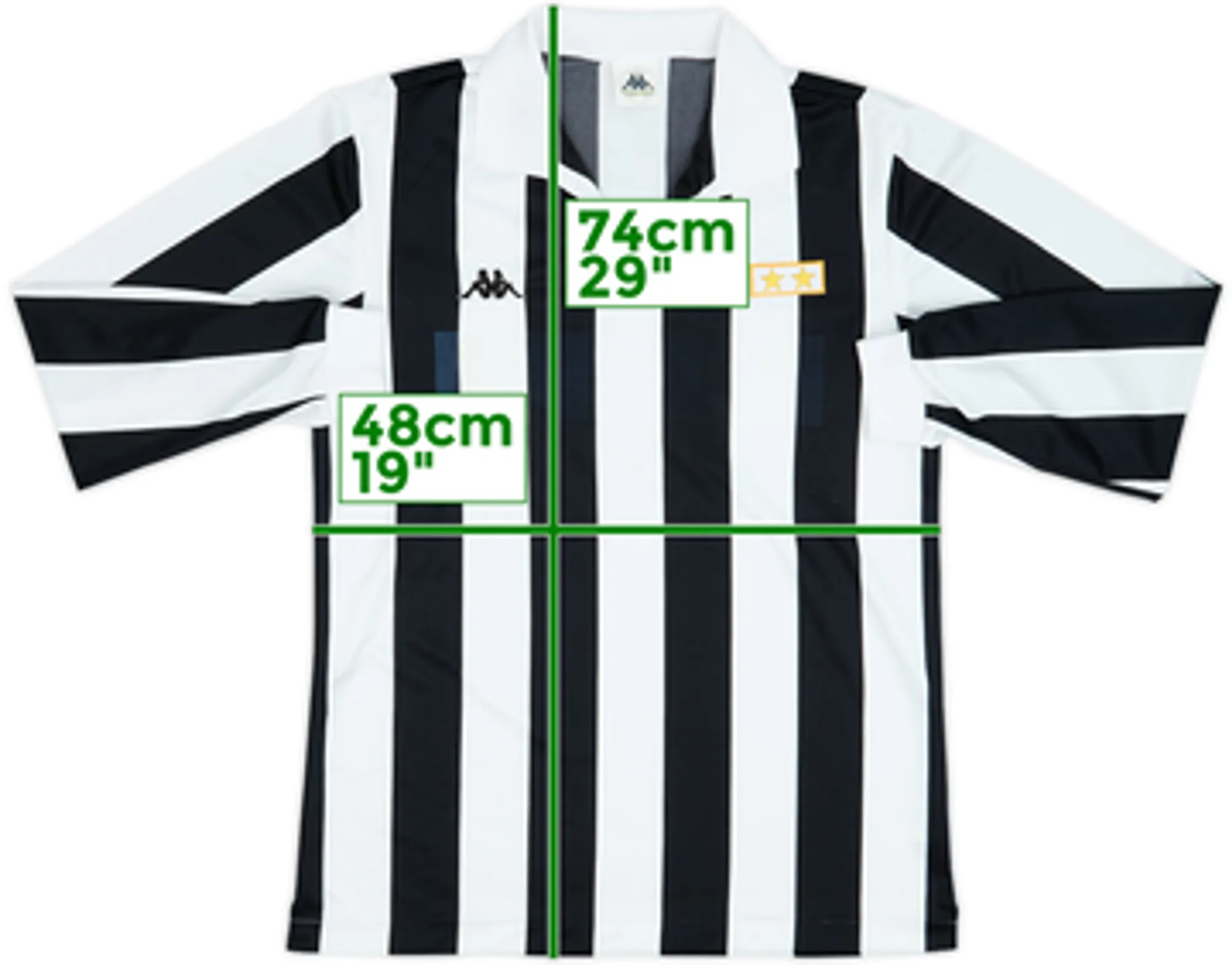 1989-90 Juventus Home L/S Shirt - 4/10 - (L)