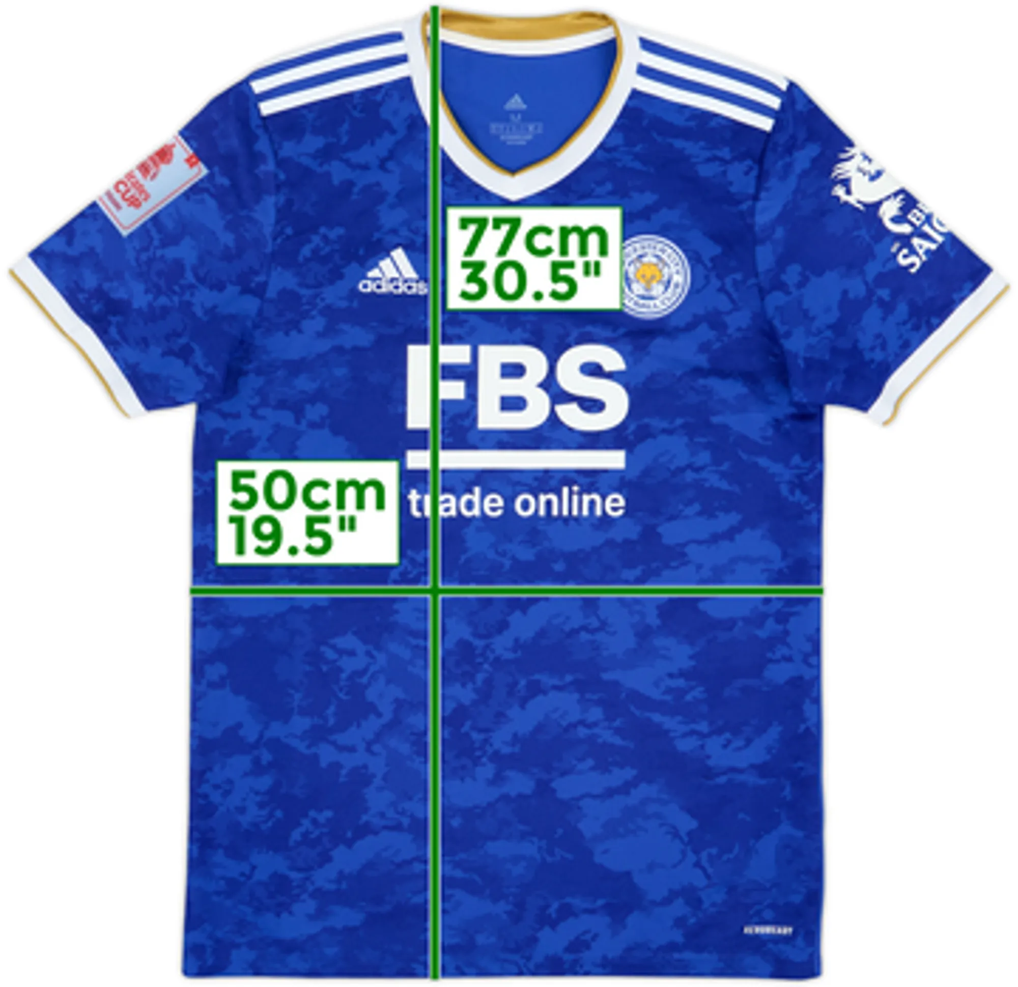 2021-22 Leicester Home Shirt - 10/10 - (M)