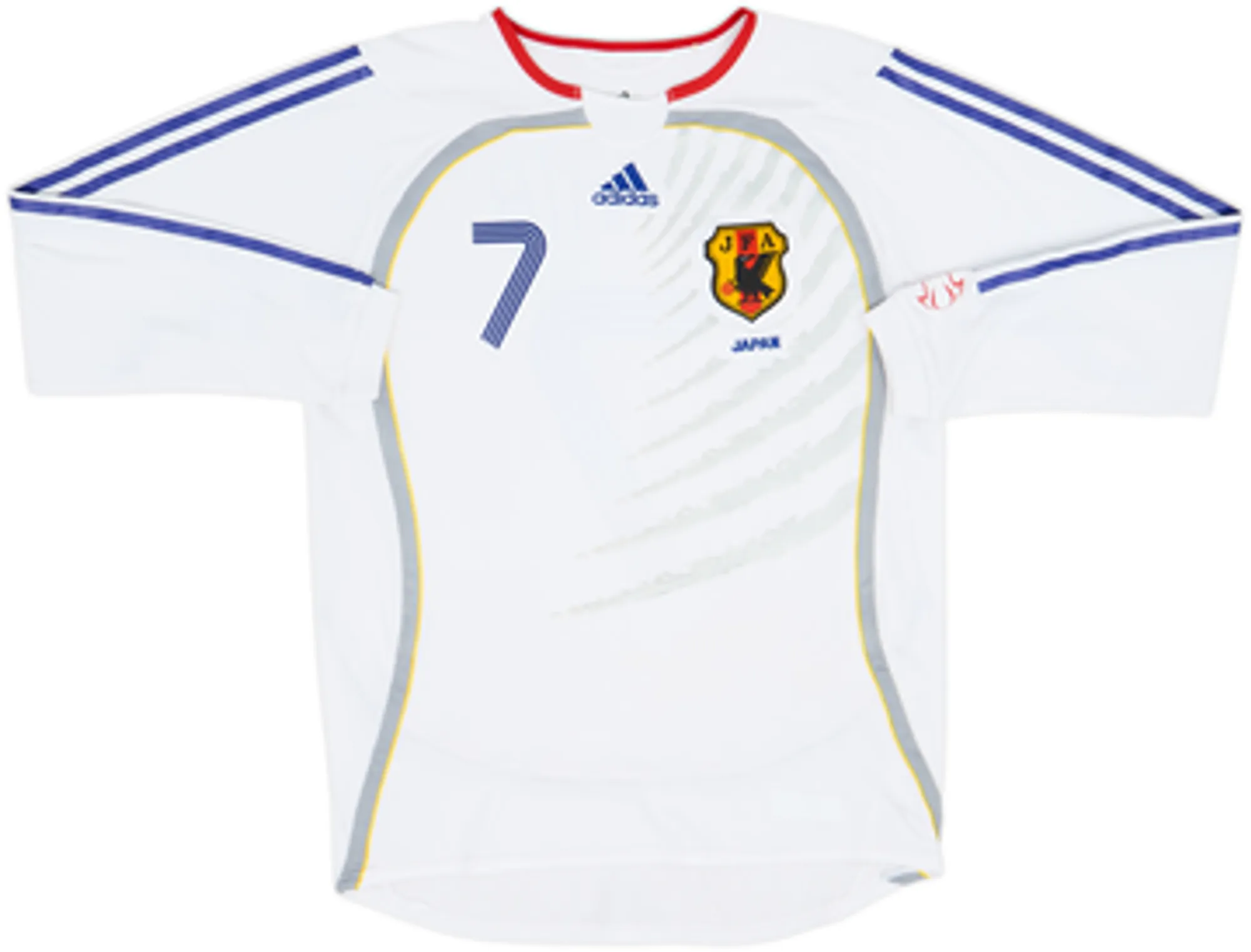 2006-08 Japan Away L/S Shirt Nakata #7 - 8/10 - (L)