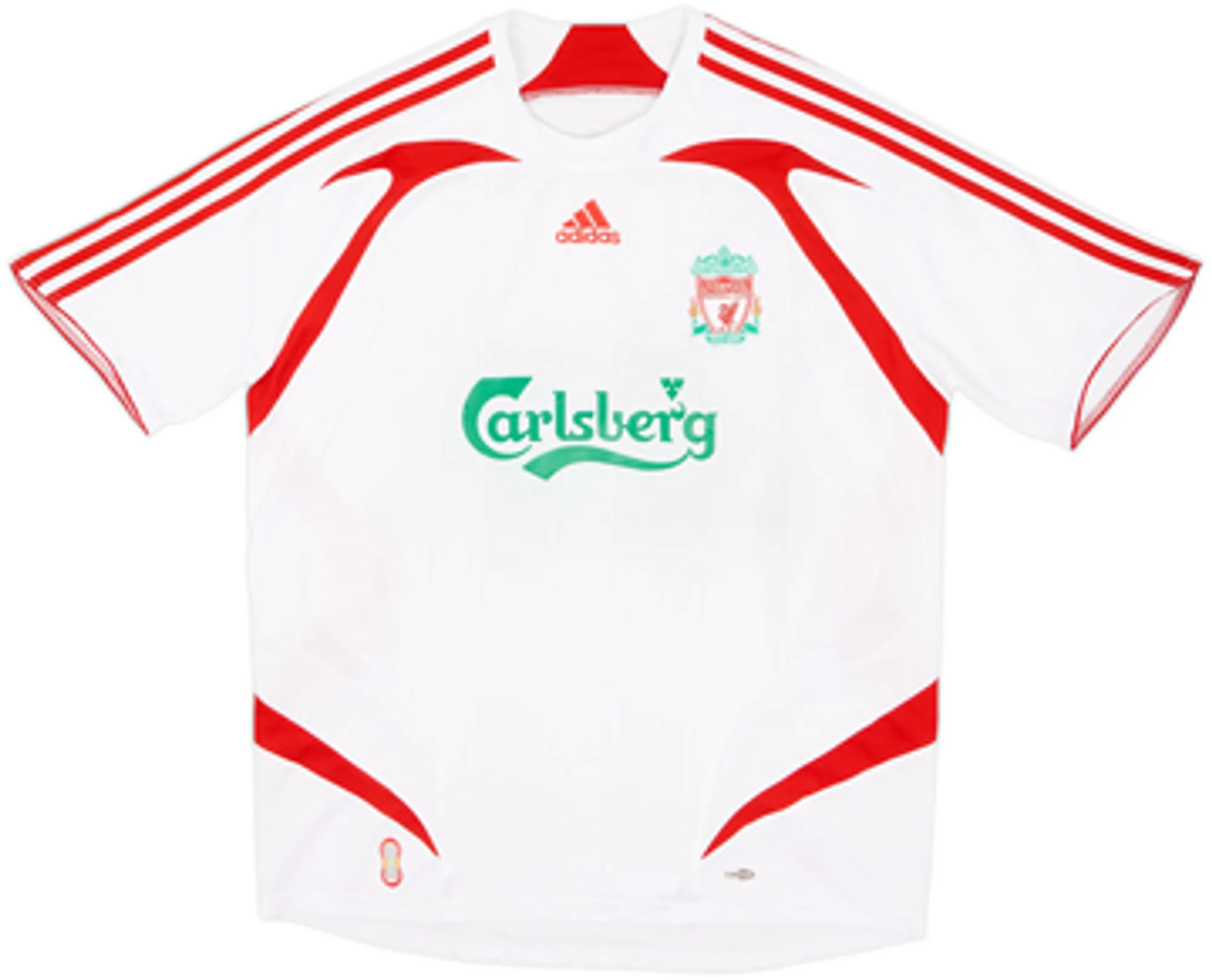 2007-08 Liverpool Away Shirt Crouch #15 - 8/10 - (XL)