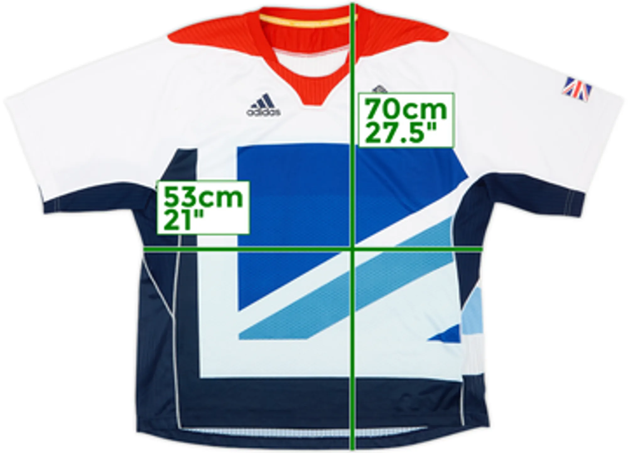 2012 adidas Team GB Olympic adidas Training Shirt - 8/10 - (L)