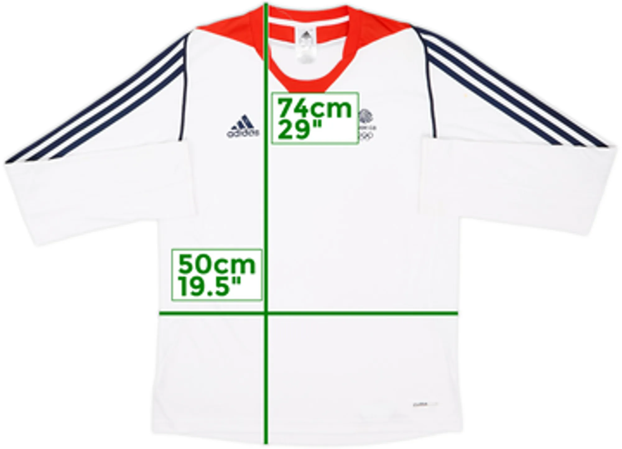 2012 adidas Team GB Olympic adidas Training L/S Shirt - 8/10 - (L)