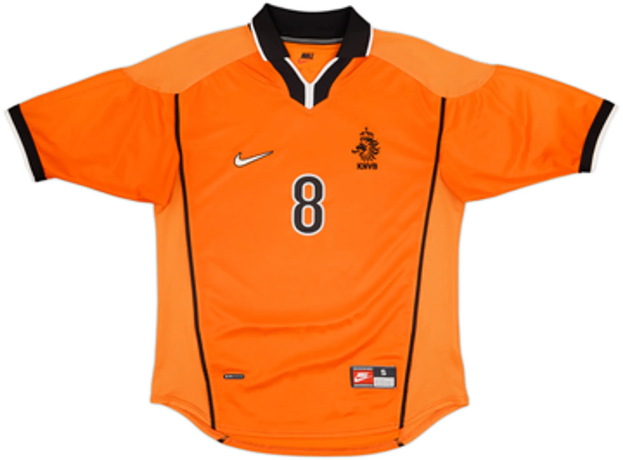 1998-00 Netherlands Home Shirt Bergkamp #8 - 6/10 - (S)