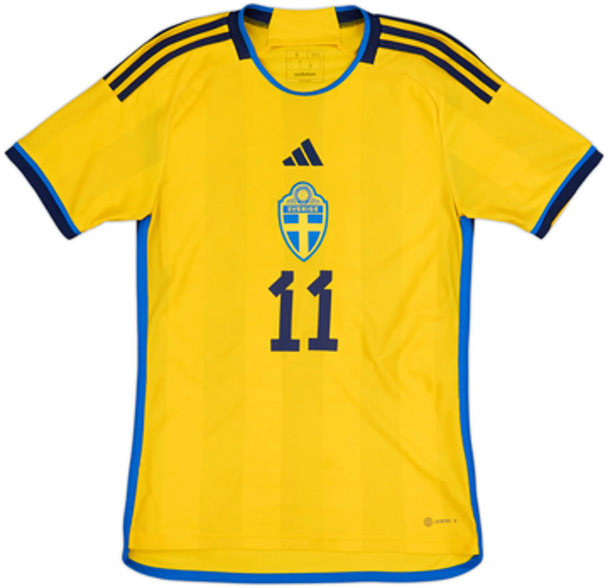 2022-23 Sweden Home Shirt Ibrahimovic #11 - 7/10 - (S)