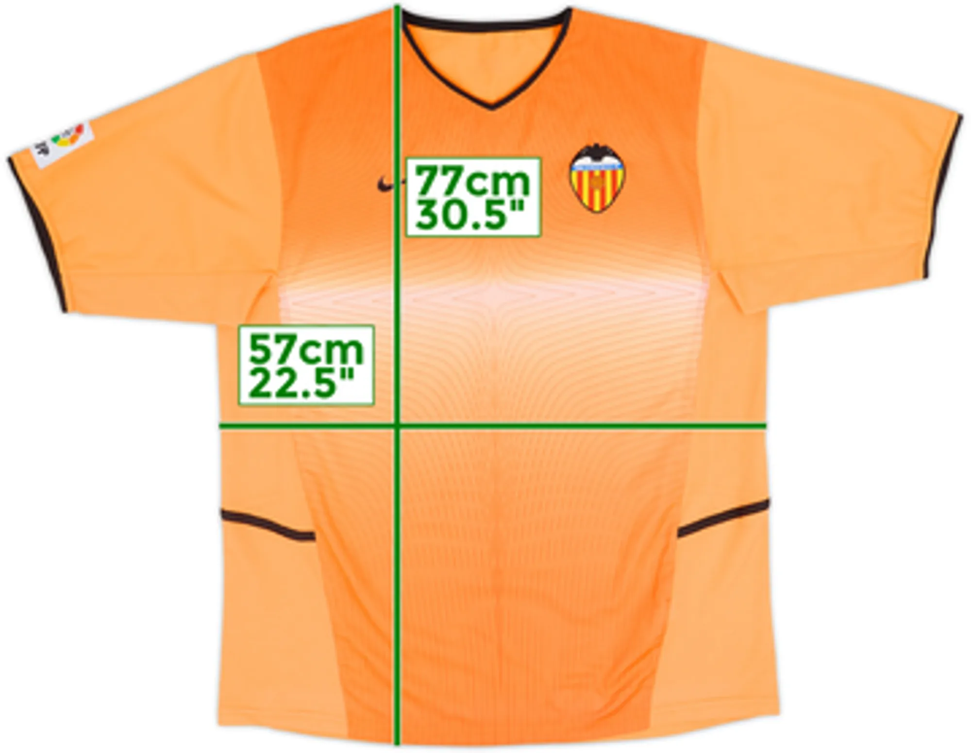 2002-03 Valencia Away Shirt - 8/10 - (XL)