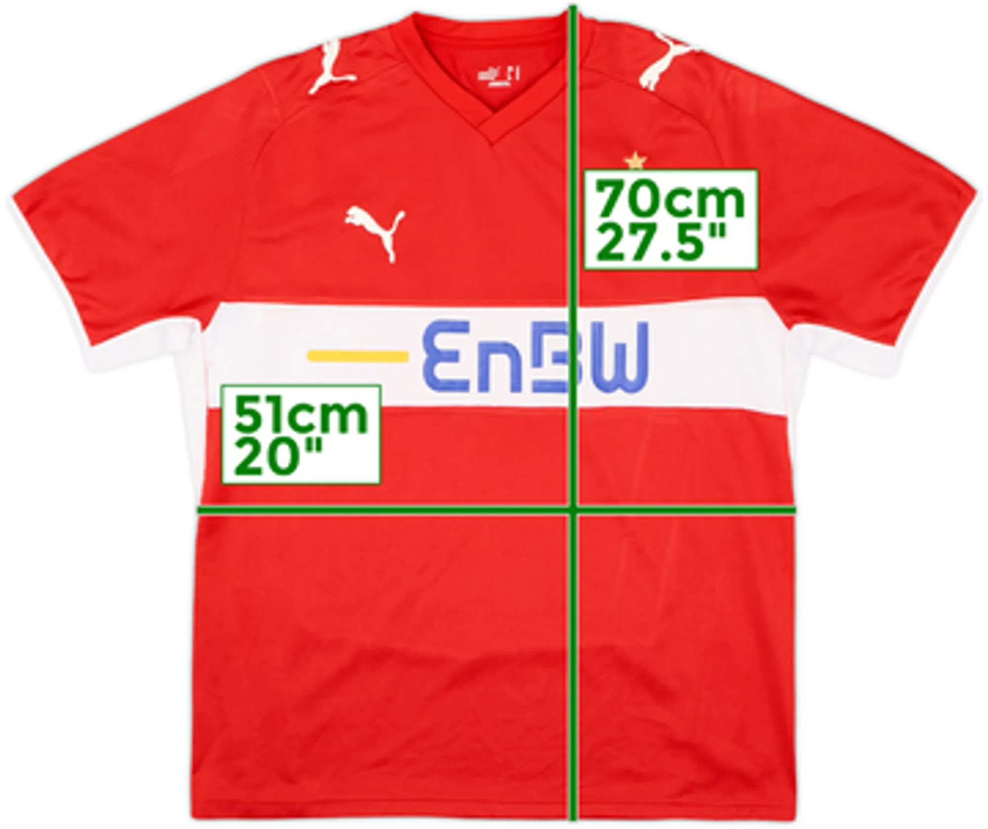 2008-09 Stuttgart Away Shirt - 9/10 - (M)