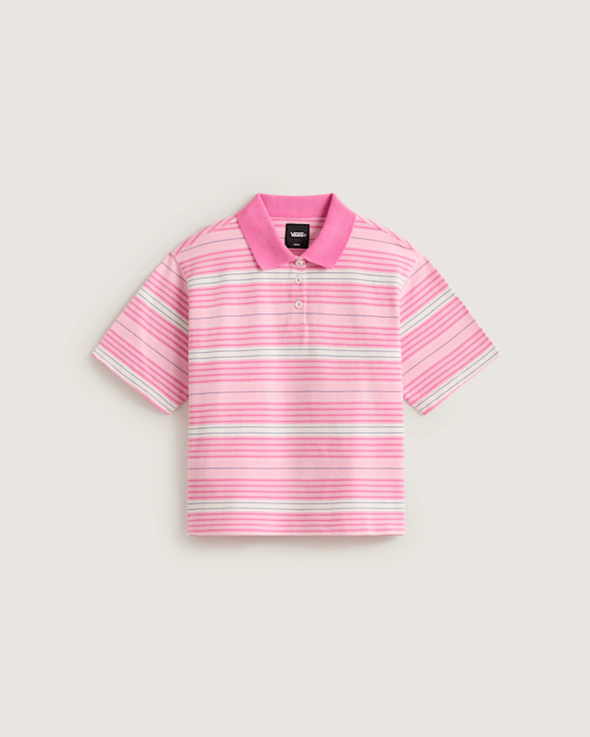 Vans - Swing Knit Polo Shirt, Woman, Pink