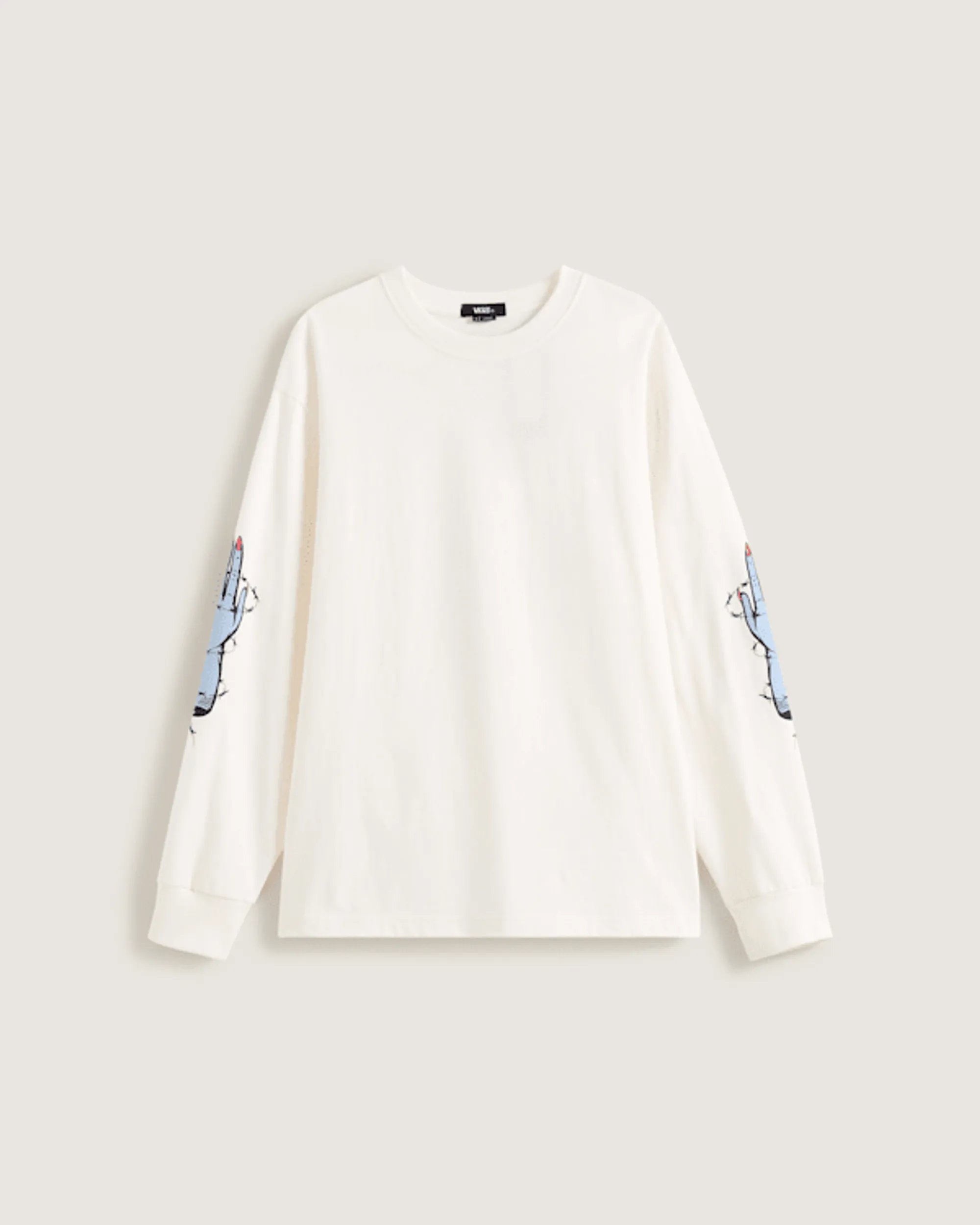 Vans - Dayana Zombie Hand Long Sleeve T-Shirt, Man, White