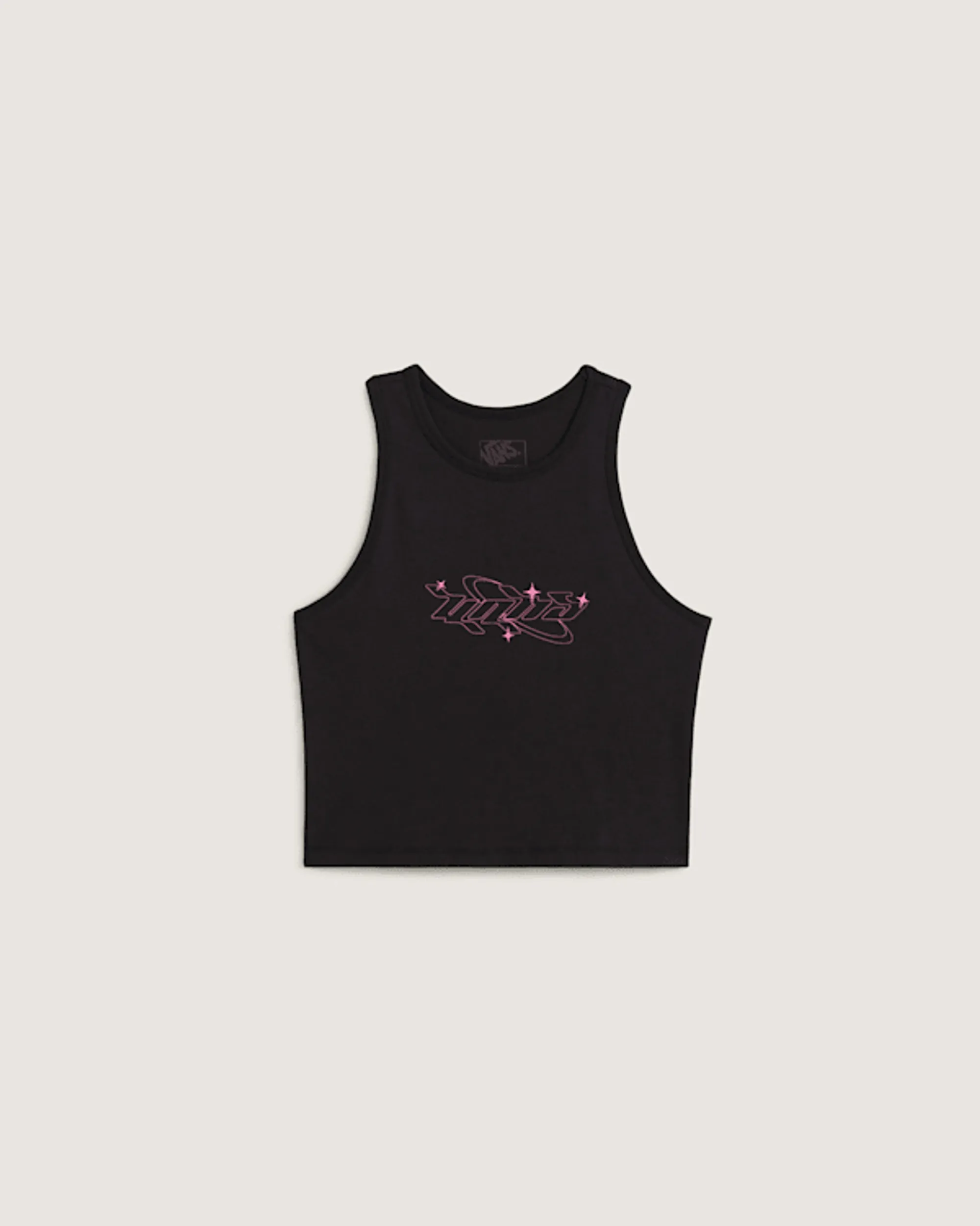 Vans - Y2k Star Tank T-Shirt, Woman, Black