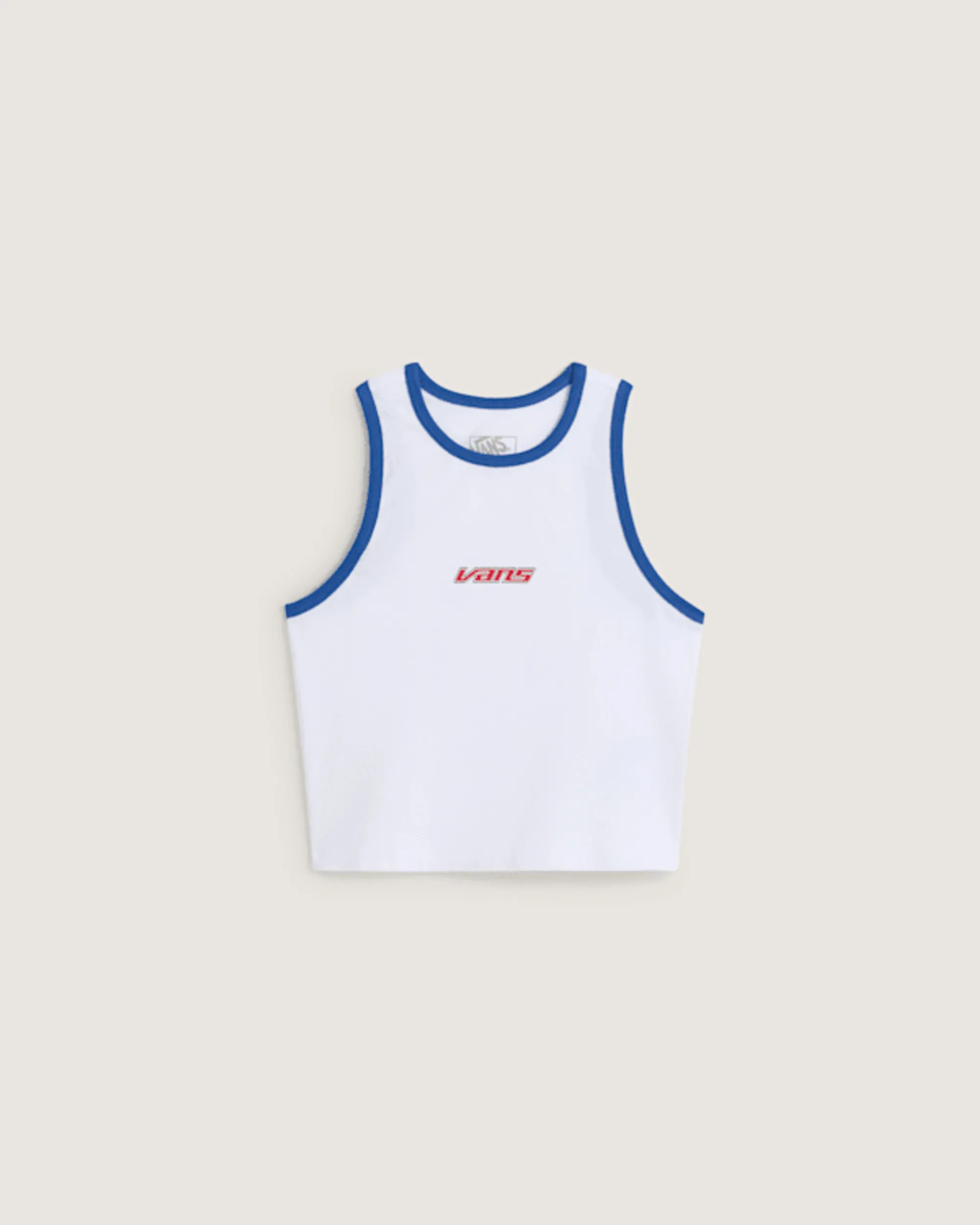 Vans - Retro Speed Tank T-Shirt, Woman, White