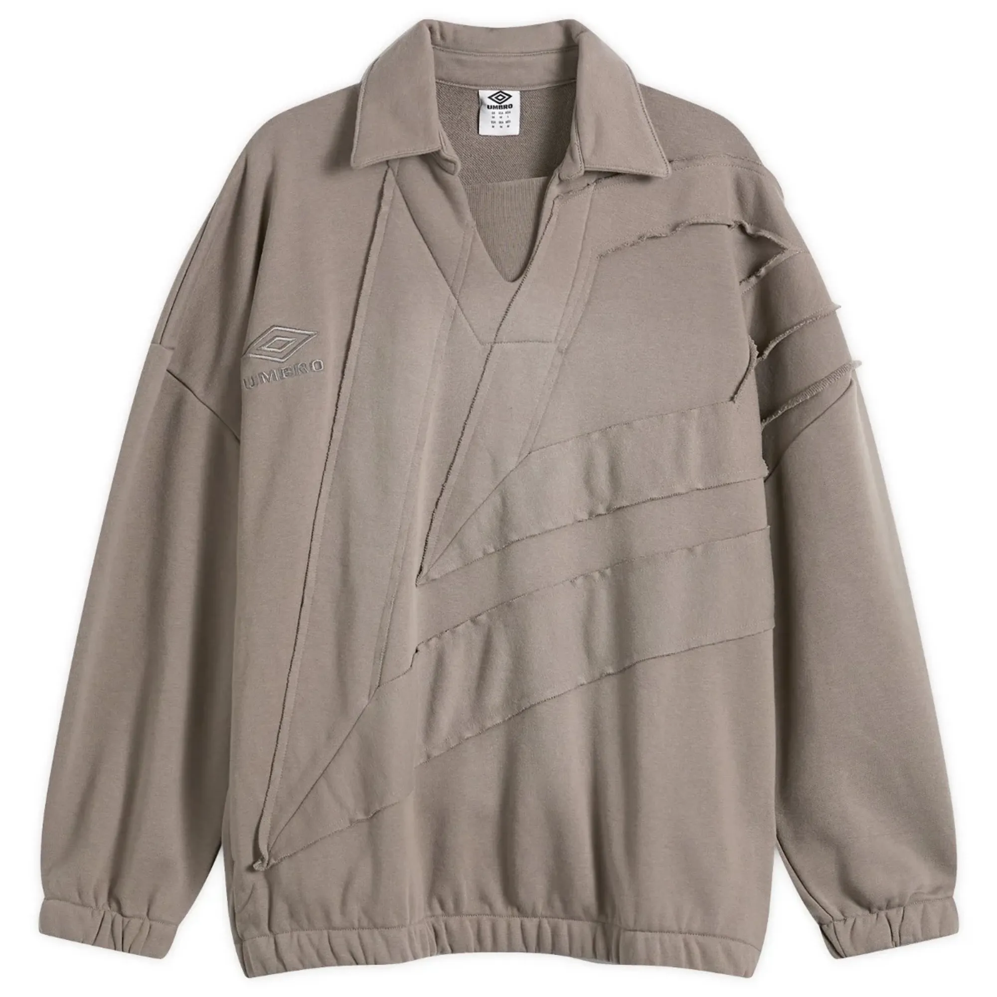 Umbro Men's Diamond Drill Sweat Top Brushed Nickel