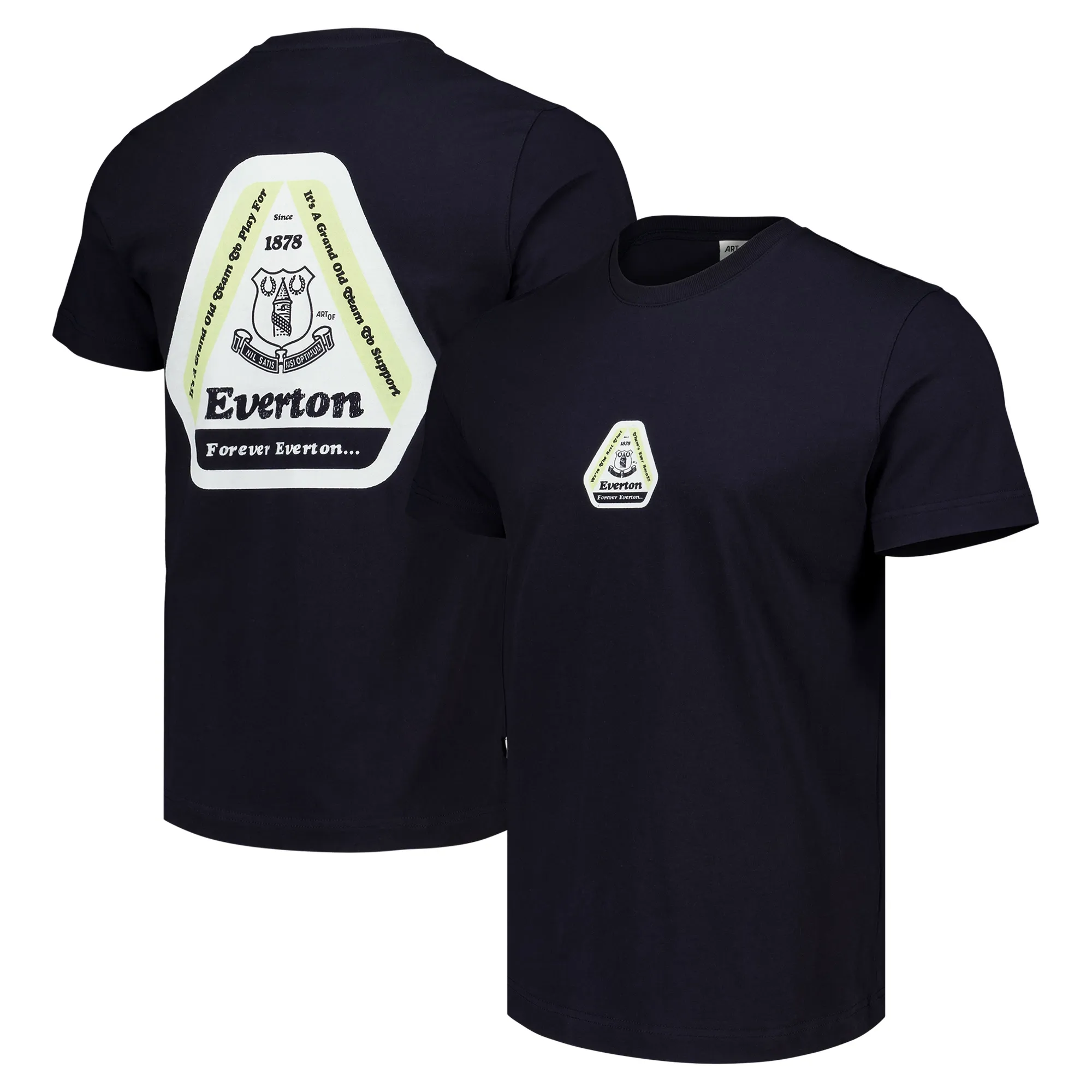 Everton x Art of 00's Graphic T-Shirt - Navy - Unisex