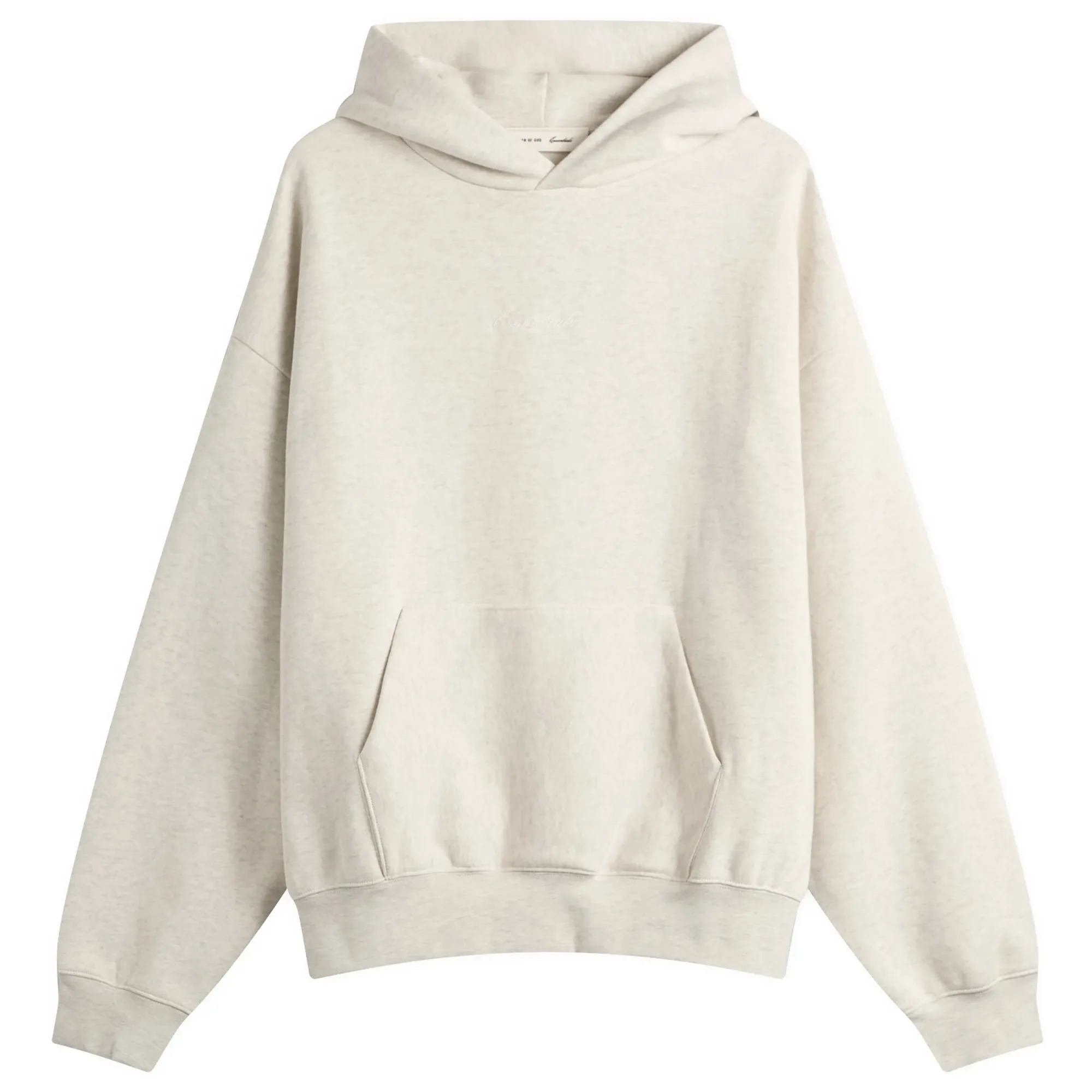 Fear of God ESSENTIALS Men's Signature Classic Hoodie Oatmeal Heather