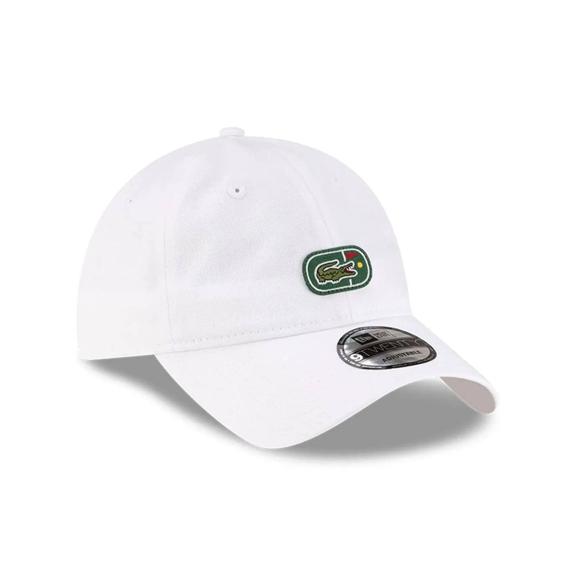Lacoste X New Era White 9TWENTY Adjustable Cap adult unisex