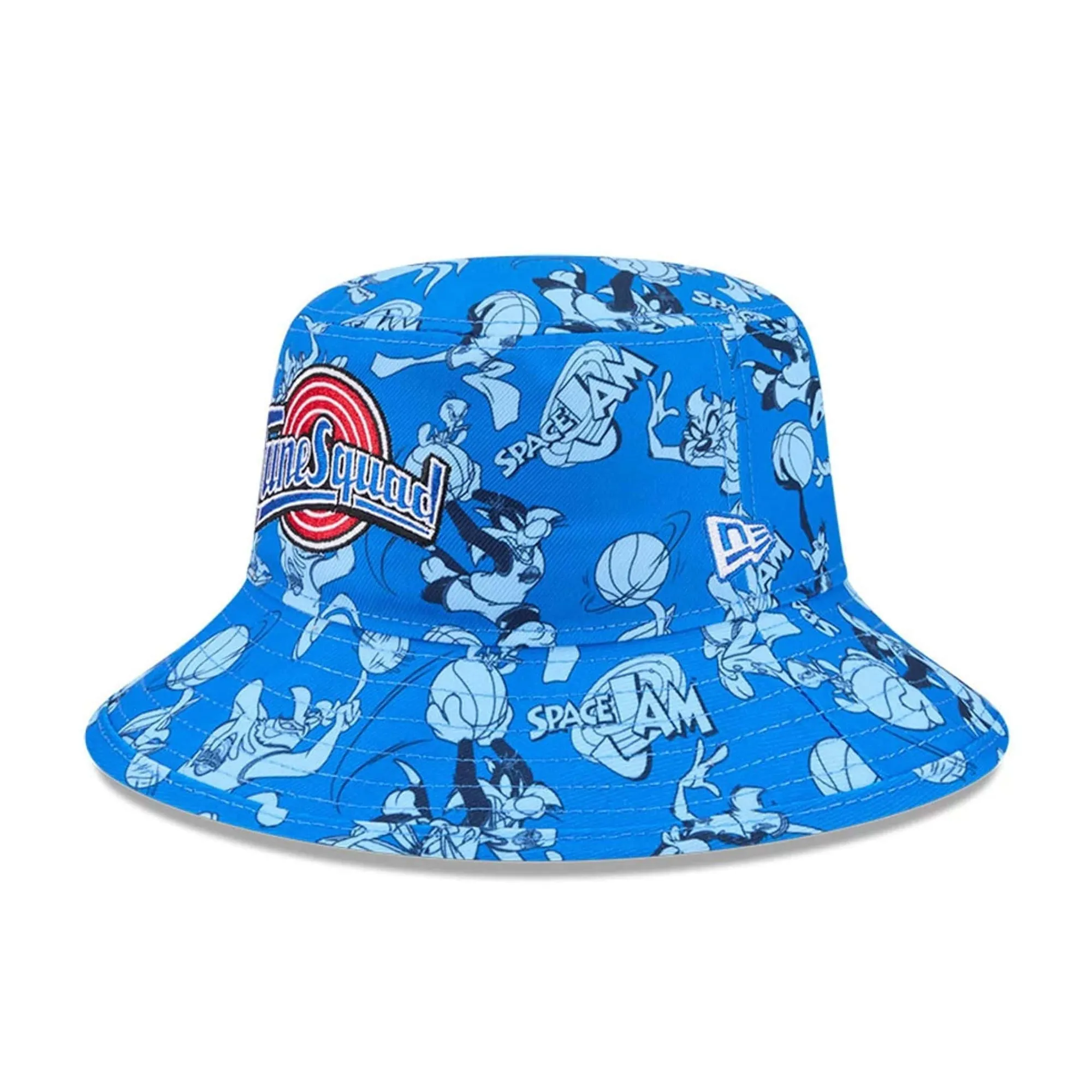 Space Jam Space Jam All Over Print Blue Bucket Hat New Era Cap adult unisex
