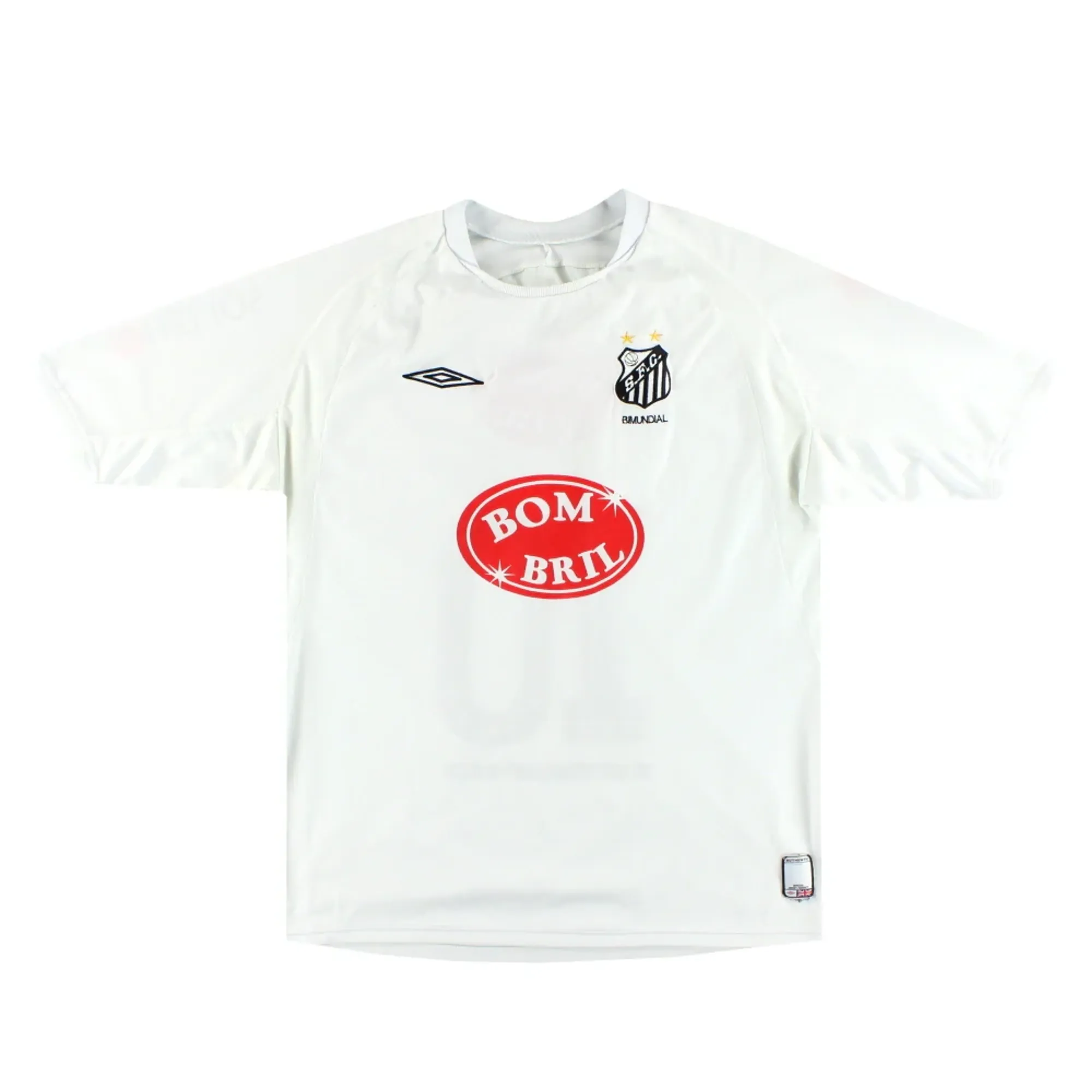 2004 Santos Umbro Home Shirt #10 L - Central and South American Clubs / Very Good 