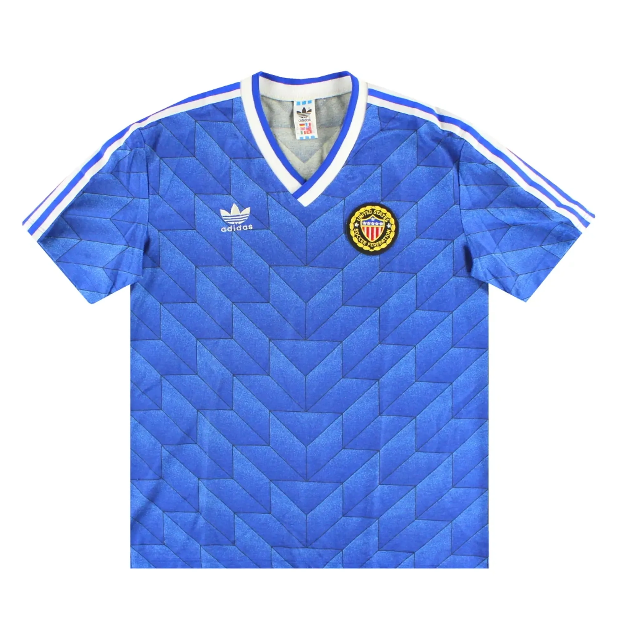 1988-90 USA adidas Away Shirt M - USA / Excellent 