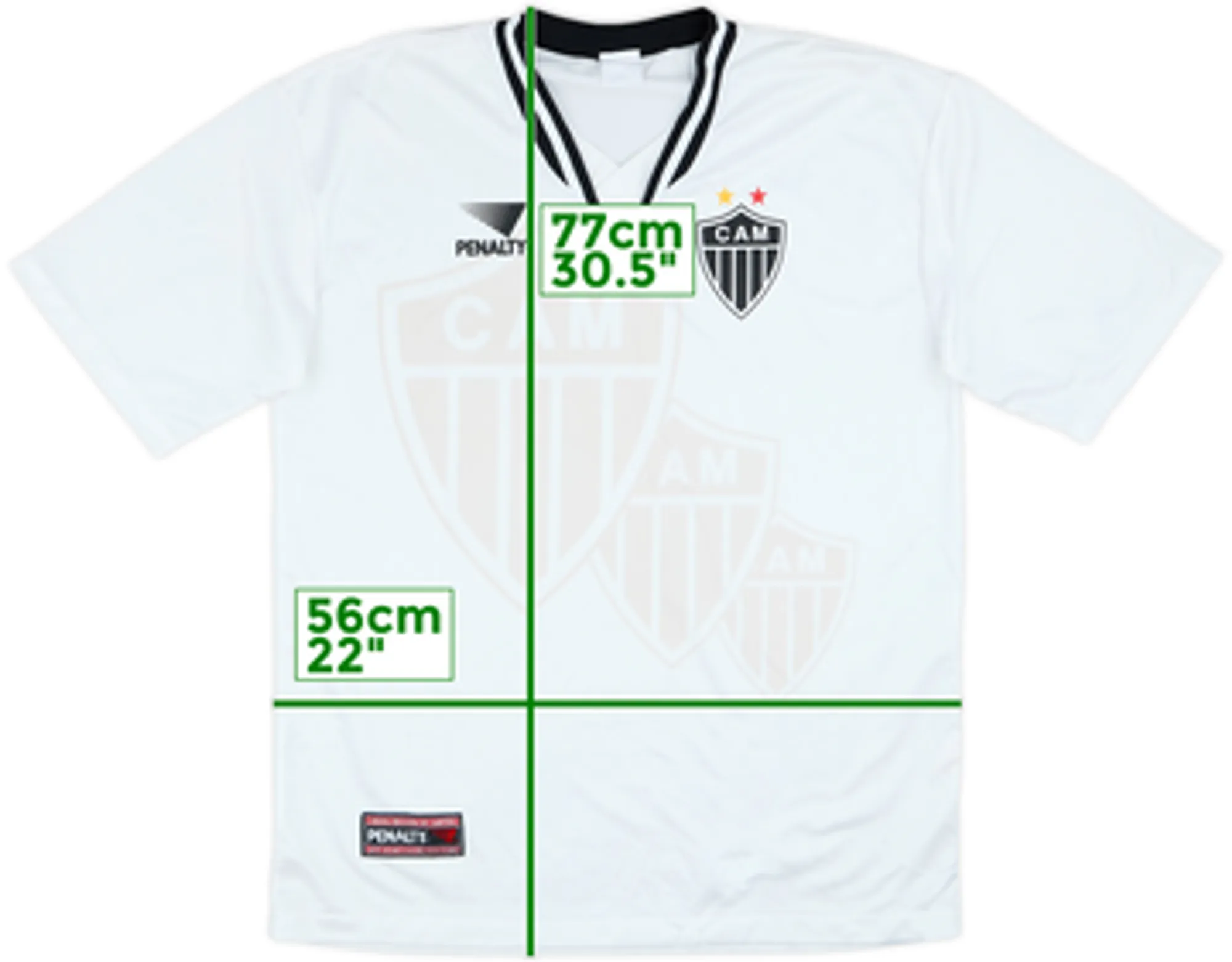 2000 Atletico Mineiro Penalty Training Shirt - 8/10 - (XL)