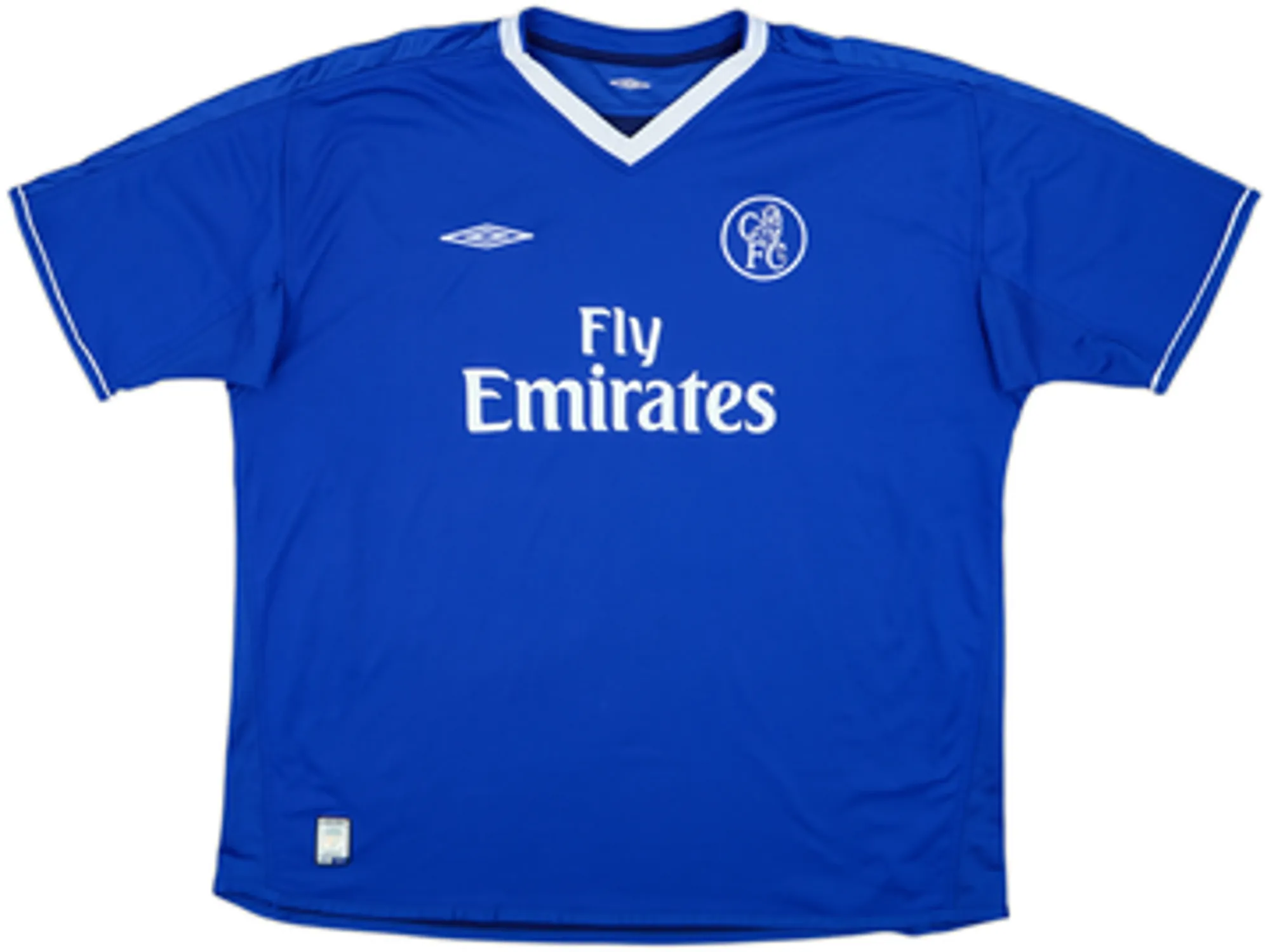 2003-05 Chelsea Home Shirt Zola #25 - 8/10 - (XXL)
