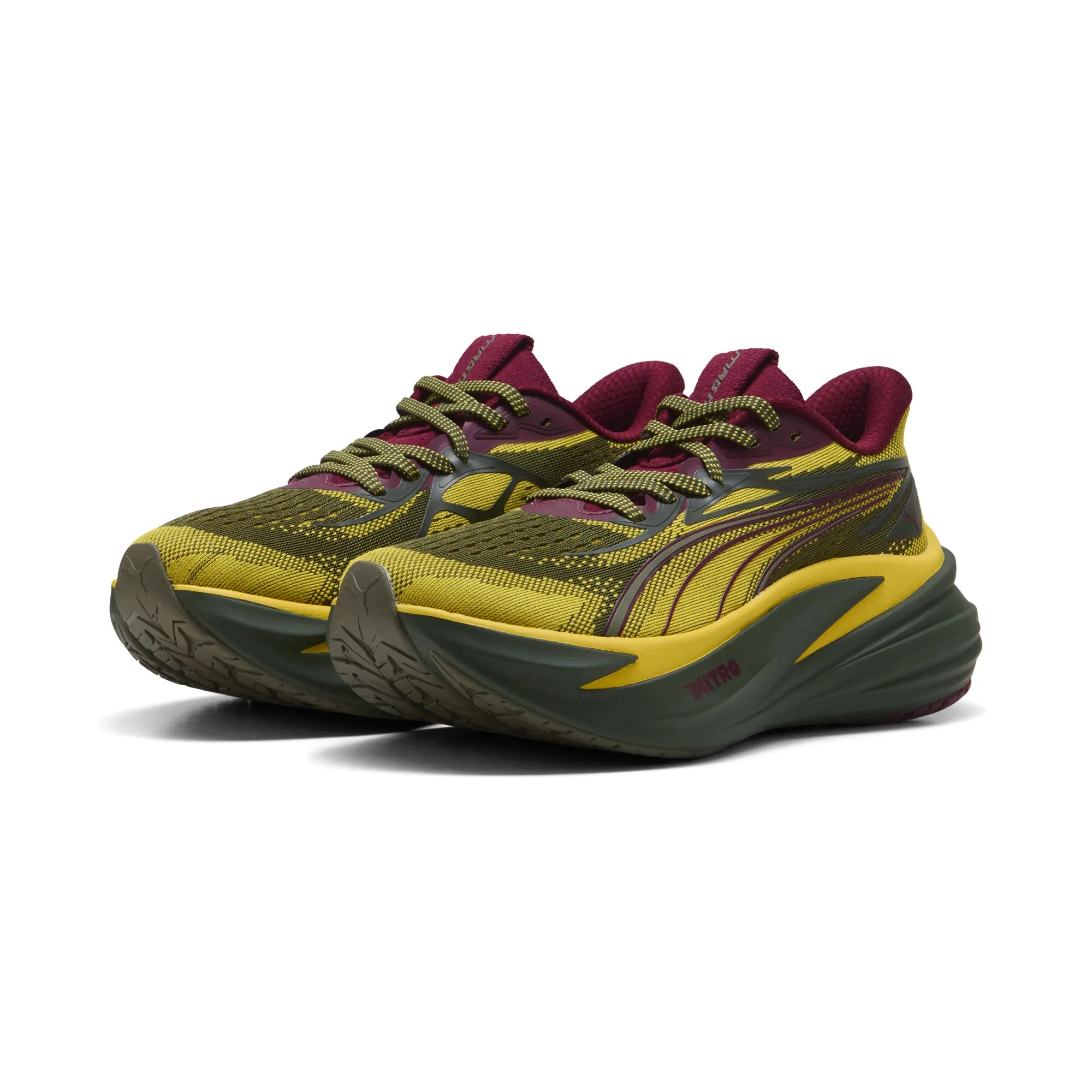 PUMA MagMax NITRO 2 Running Shoes Women in Yellow | Size 3