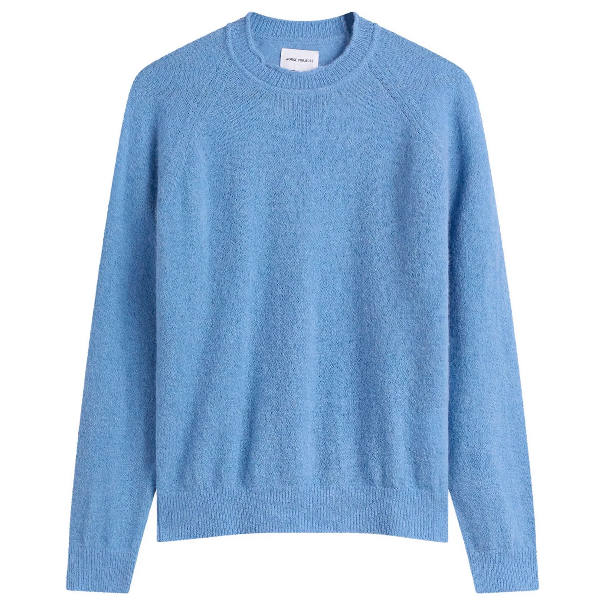Norse Projects Men's Skogafoss Baby Alpaca Jumper Bel Air Blue