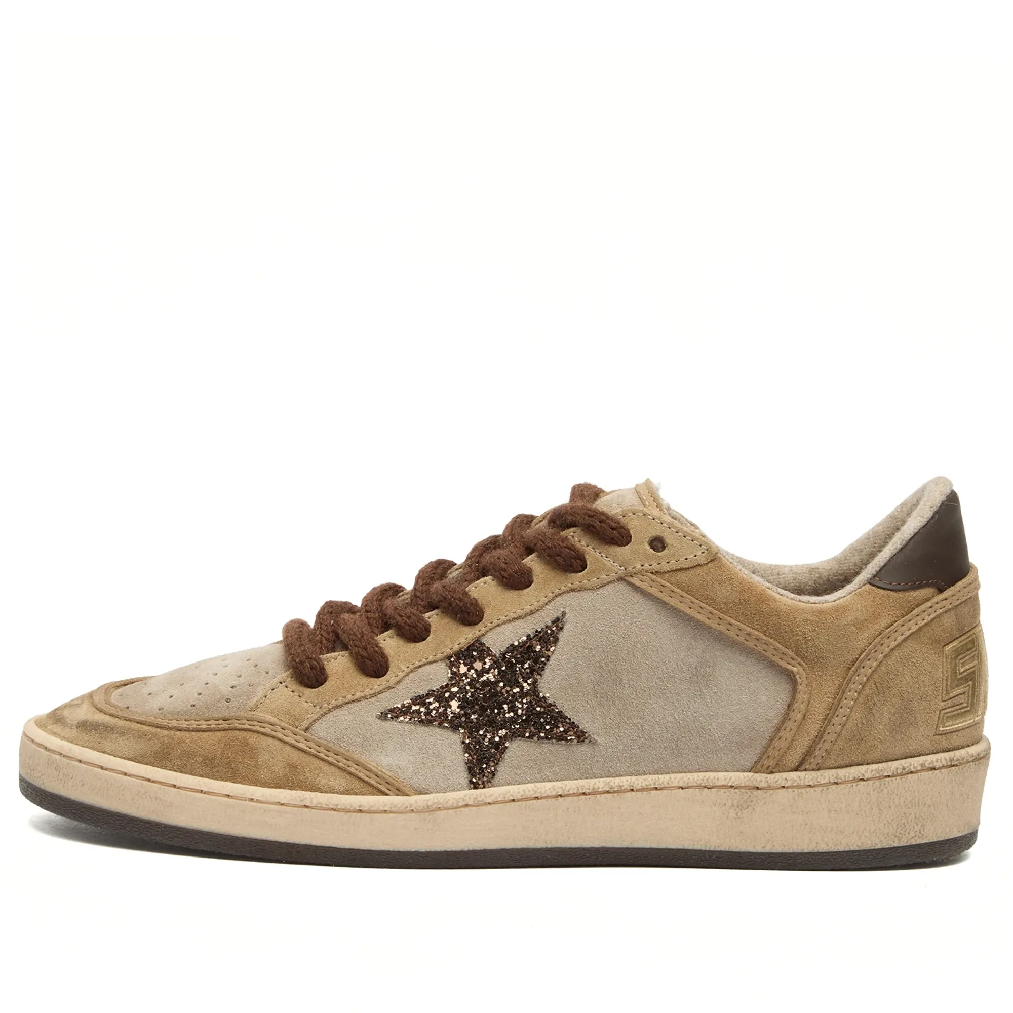 Golden Goose Women's Ball Star Sneaker Beige/Brown