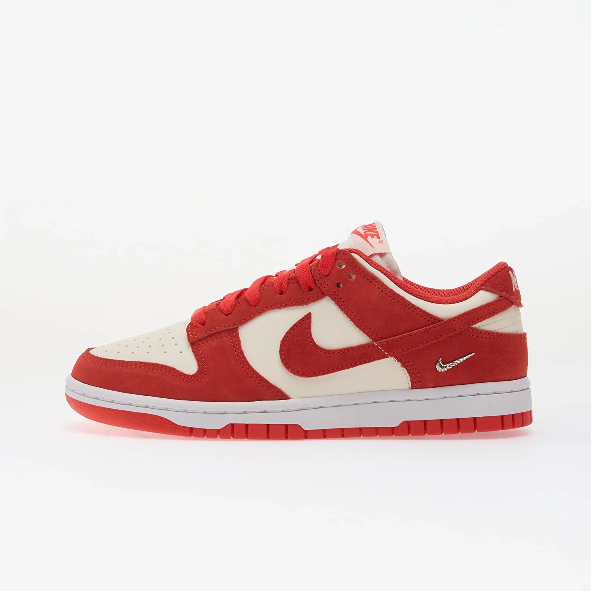 Sneakers Nike Dunk Low Sail/ Lt Crimson-White-Metallic Silver Eur 44.5