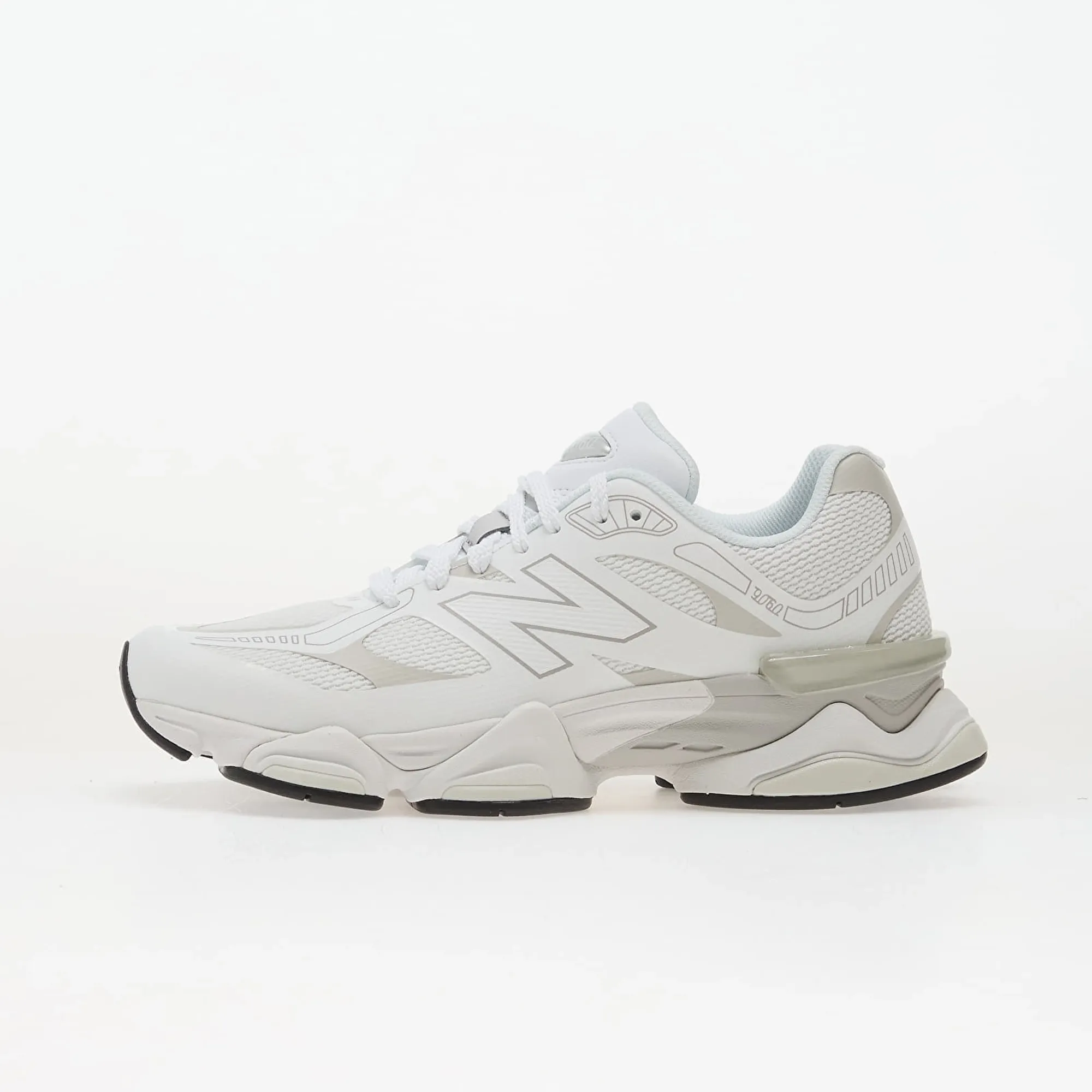 New Balance Unisex 9060Z in White/Grey Synthetic